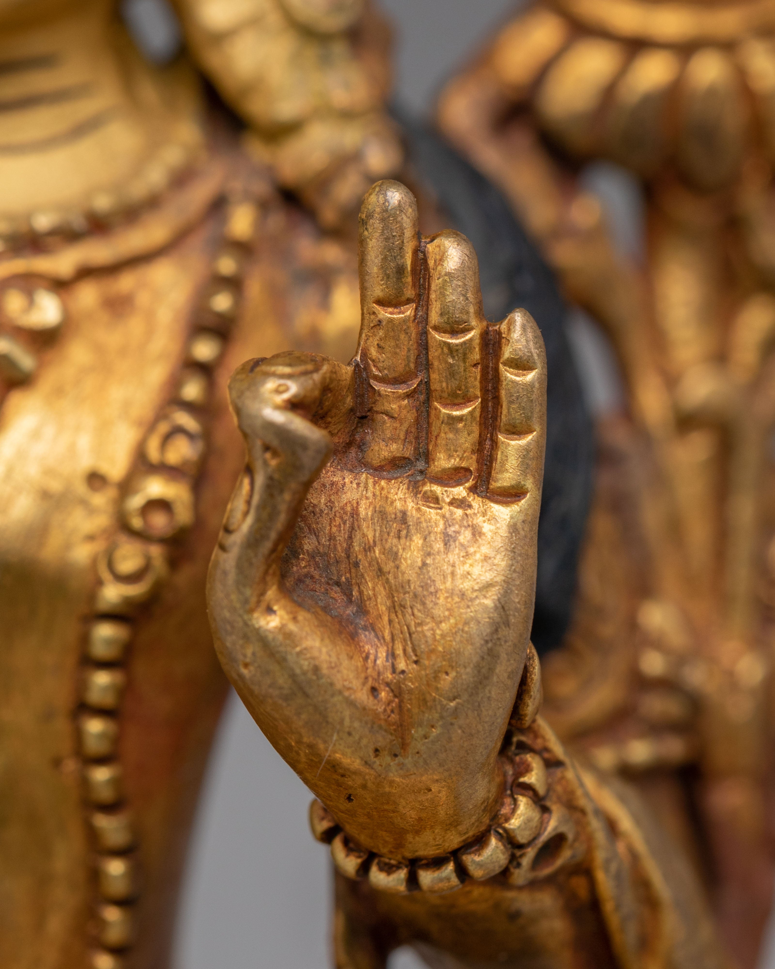 Traditional Manjushri Bodhisattva Statue | Symbol of Knowledge & Enlightenment