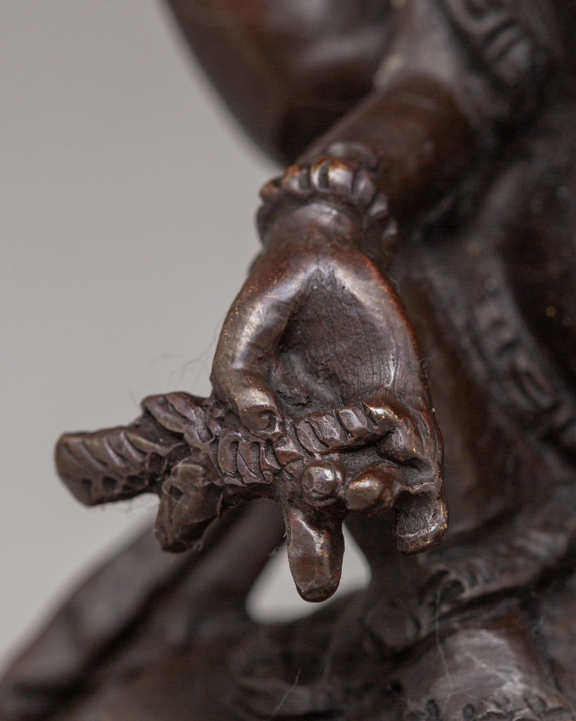Spiritual Ganesh Deity Statue | Oxidized Copper Ganesha Idol for Meditation