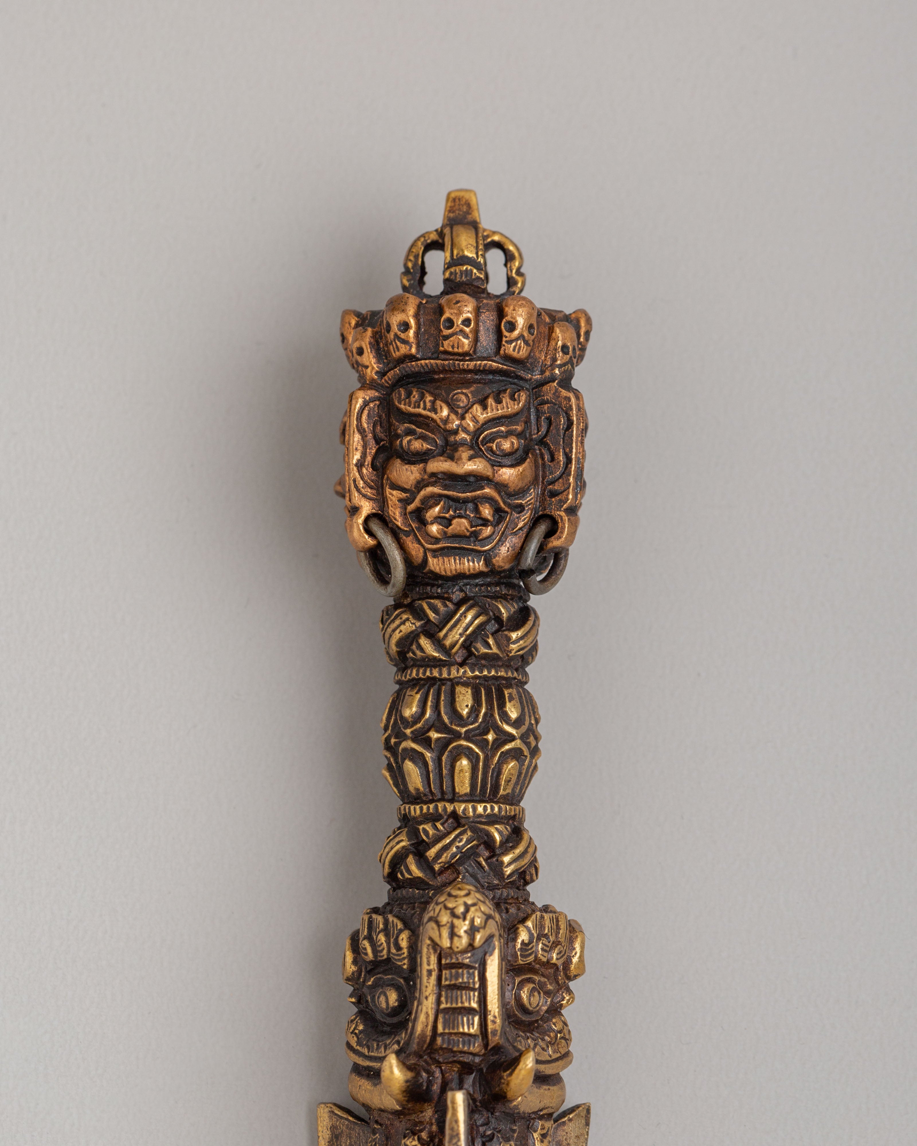 Traditional Altar Ritual Phurba | Vajrayana Buddhist Sacred Dagger