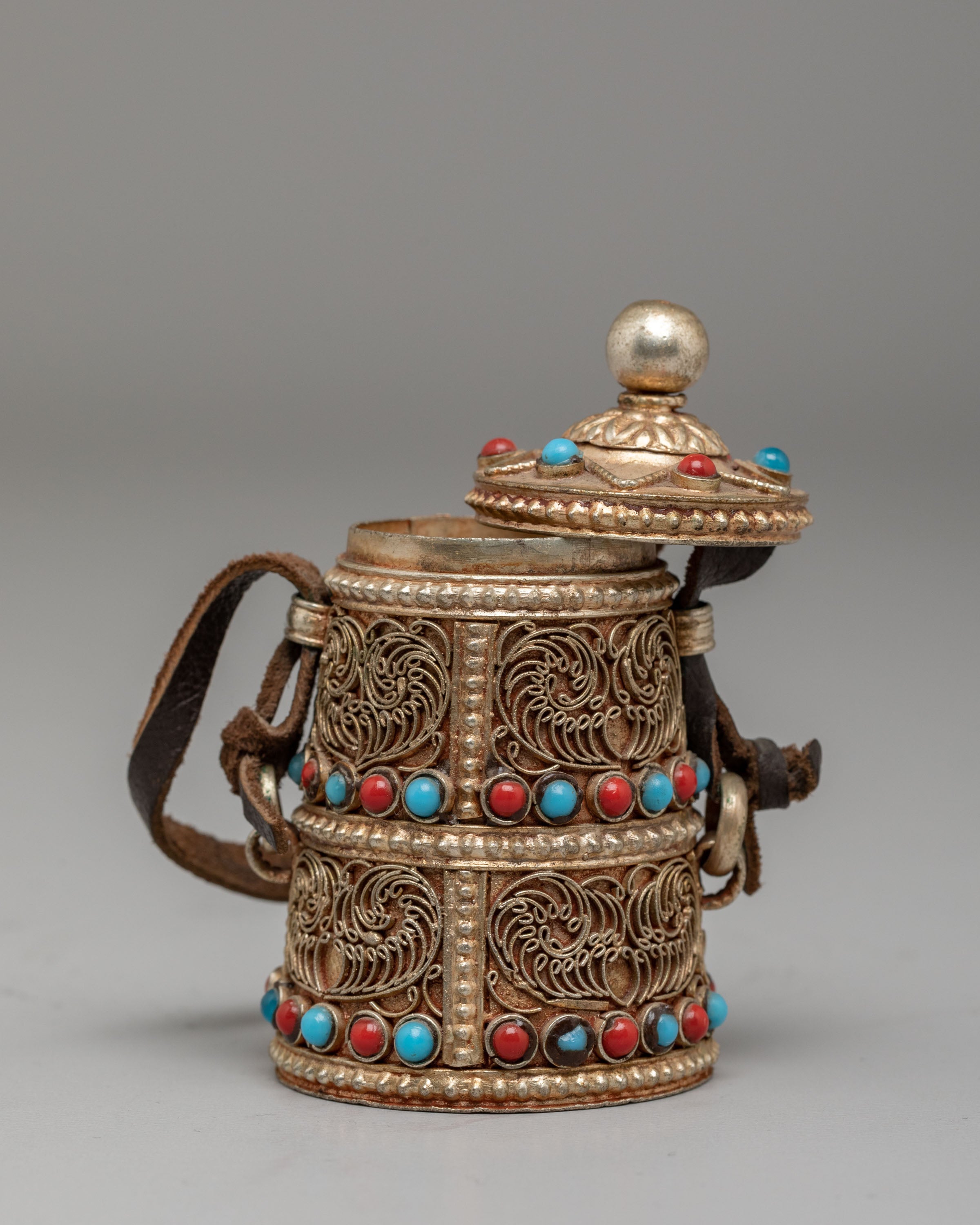 Mana Offering Vessel | Gemstone Silver Ritual Vessel