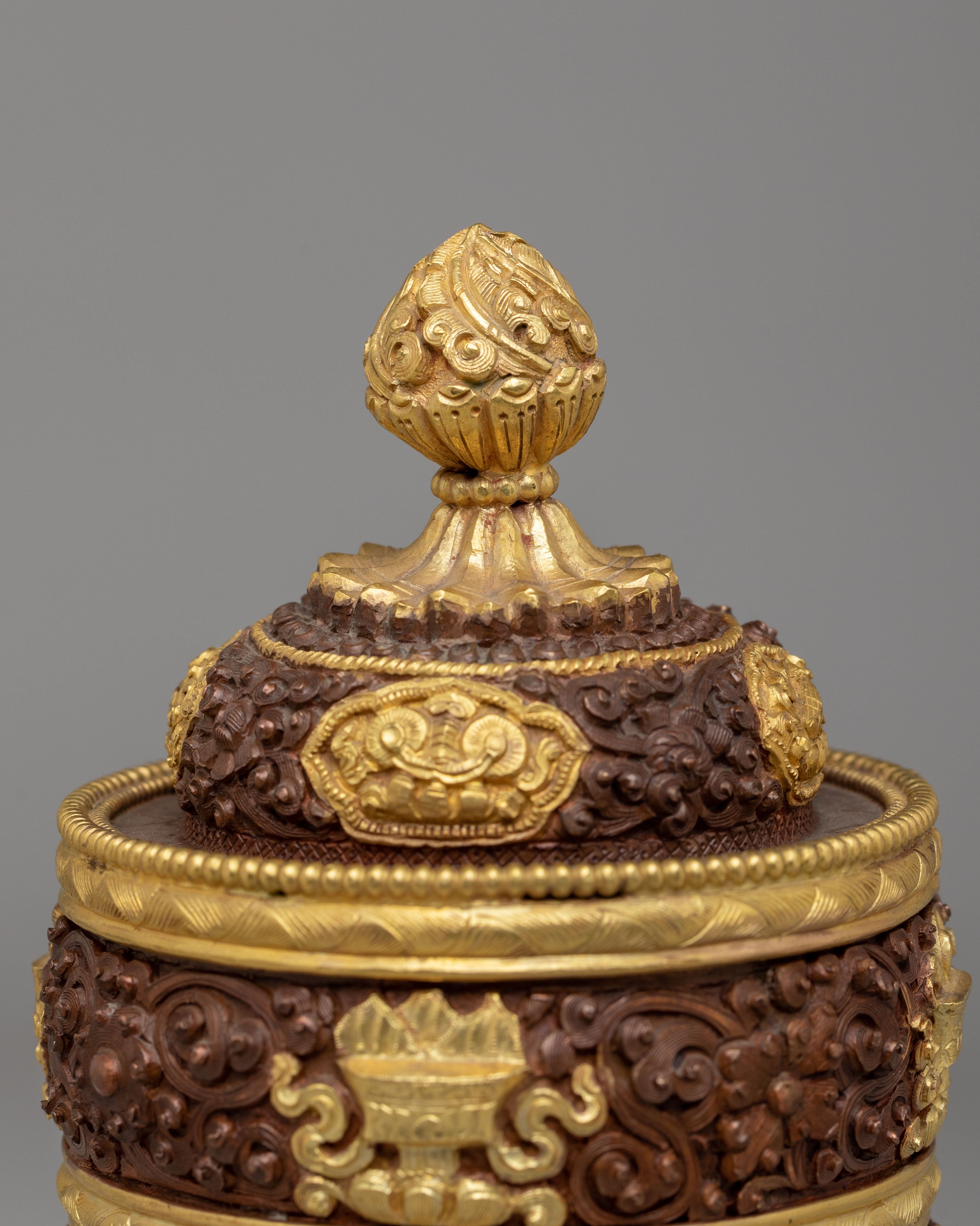 Spiritual Dhupur Rice Pot | Tibetan Ritual Vessel