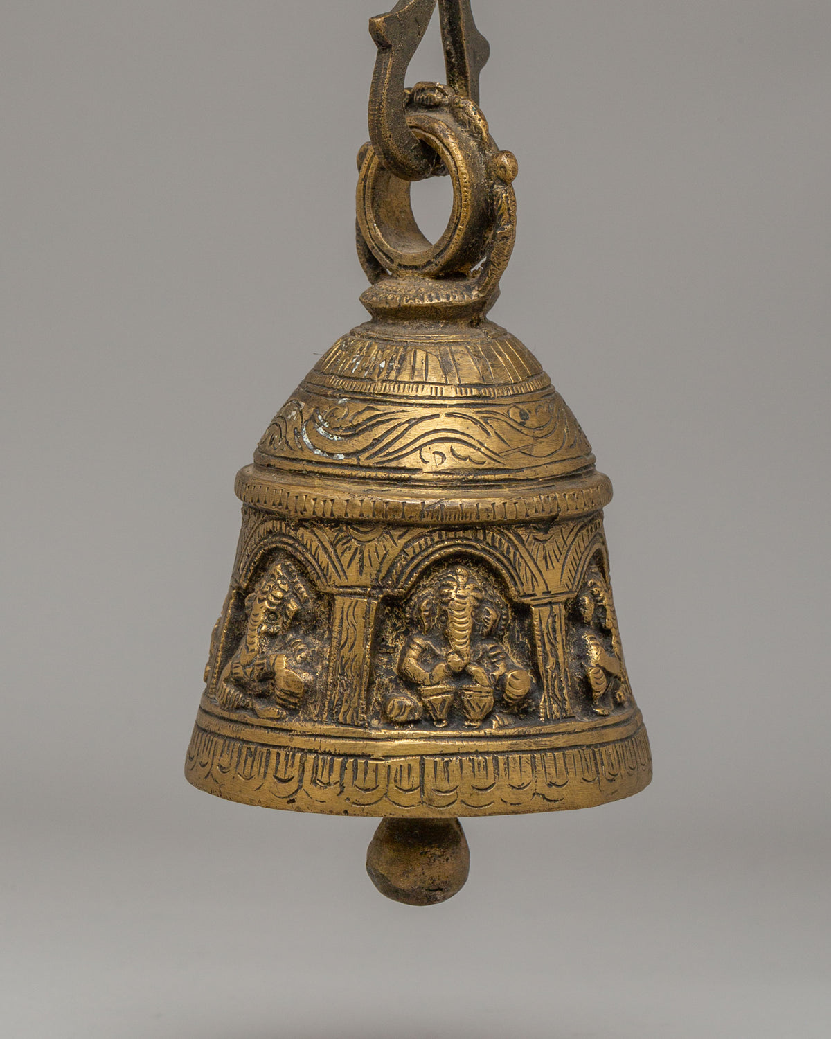 Sacred Spiritual Hanging Bell | Traditional Tibetan Ritual Bell
