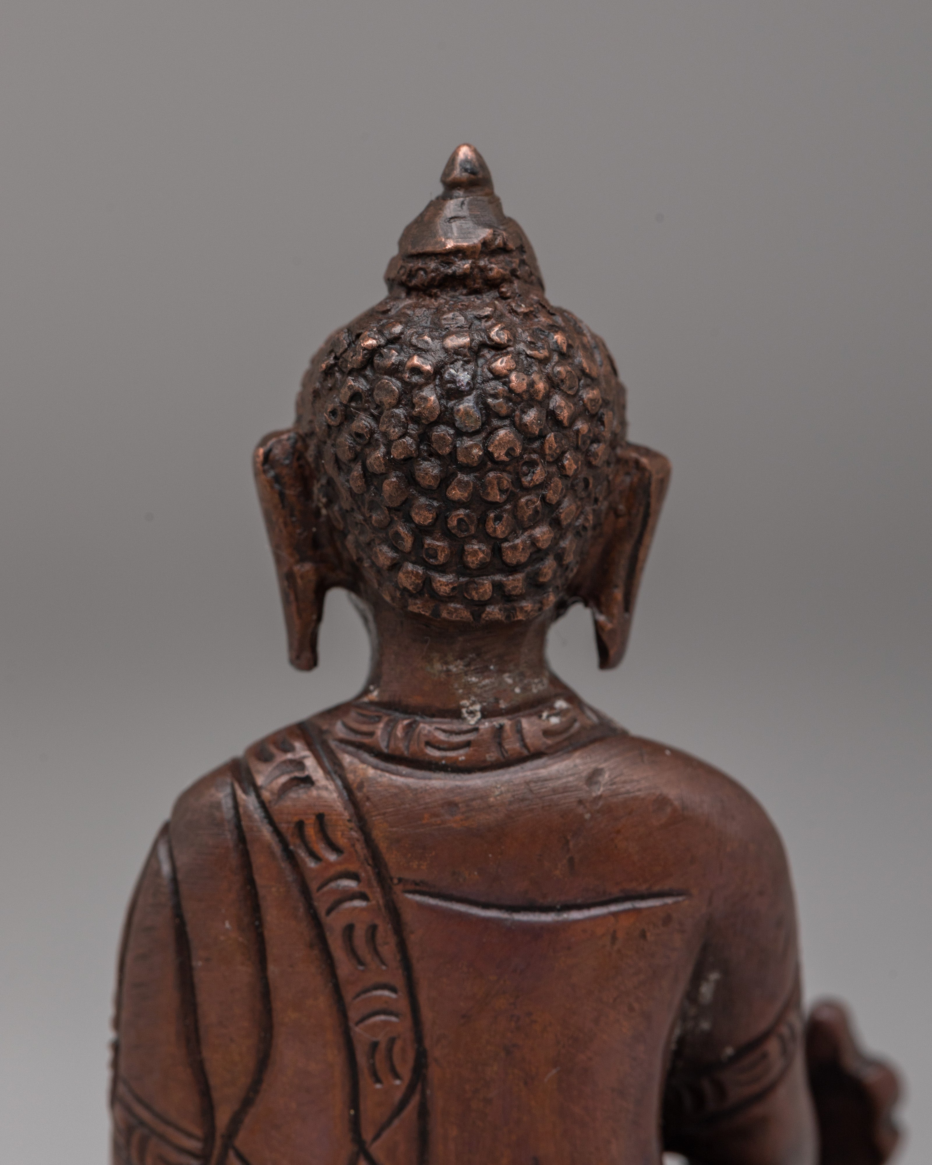 Handcrafted Medicine Buddha Buddhist Statue | Tibetan Healing Deity Sculpture