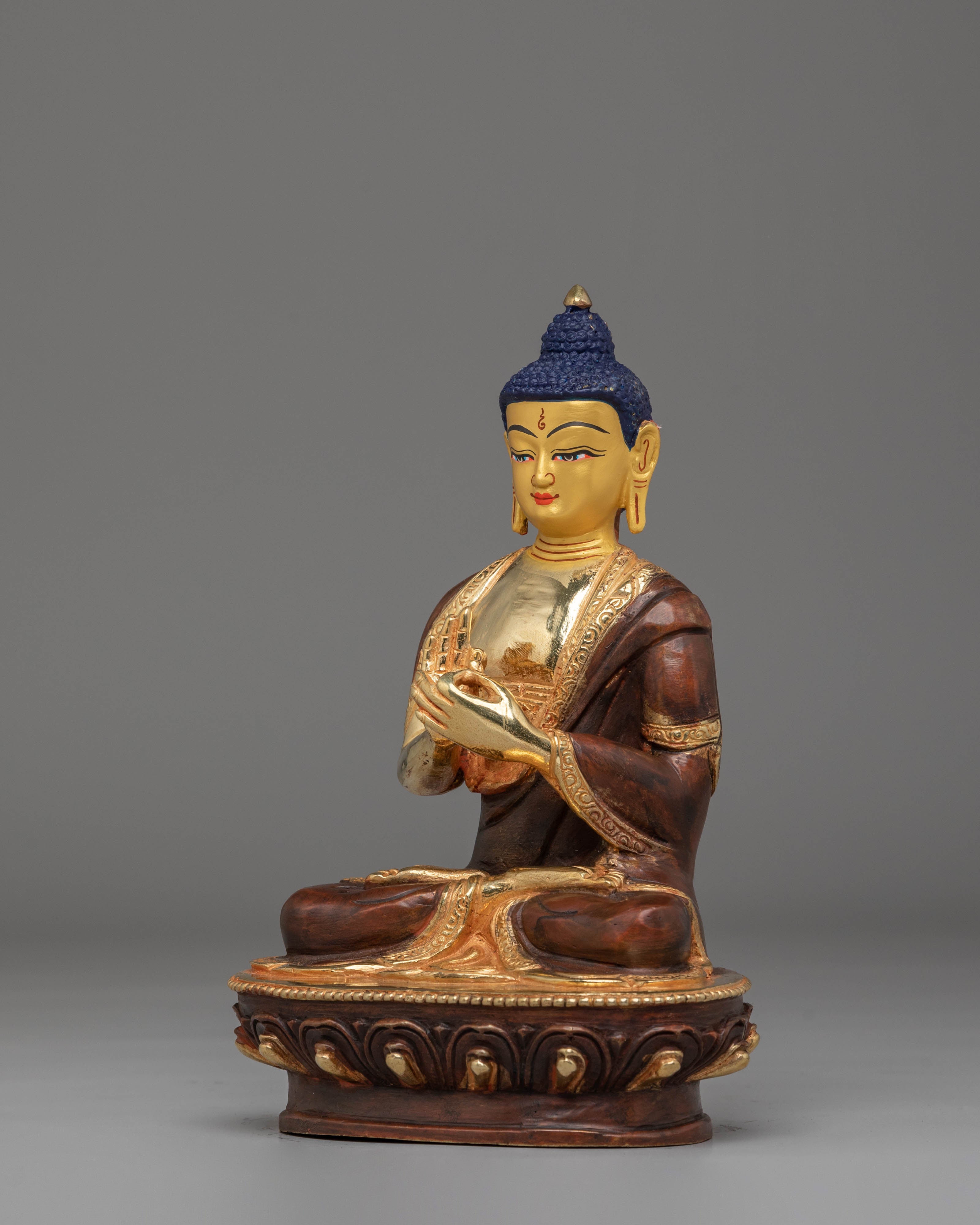 Handcrafted Statue of Vairocana Buddha | Sacred Art for Meditation