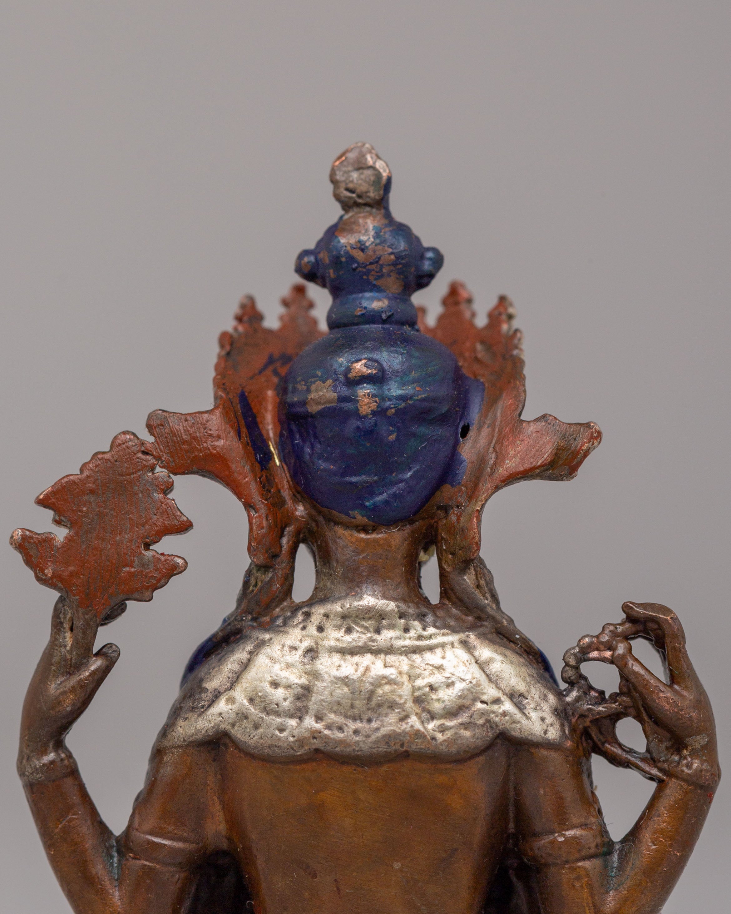 Himalayan Chenrezig Avalokiteshvara Statue | Sacred Tibetan Bodhisattva Artwork