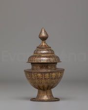 Handcrafted Buddhist Rice Pot 