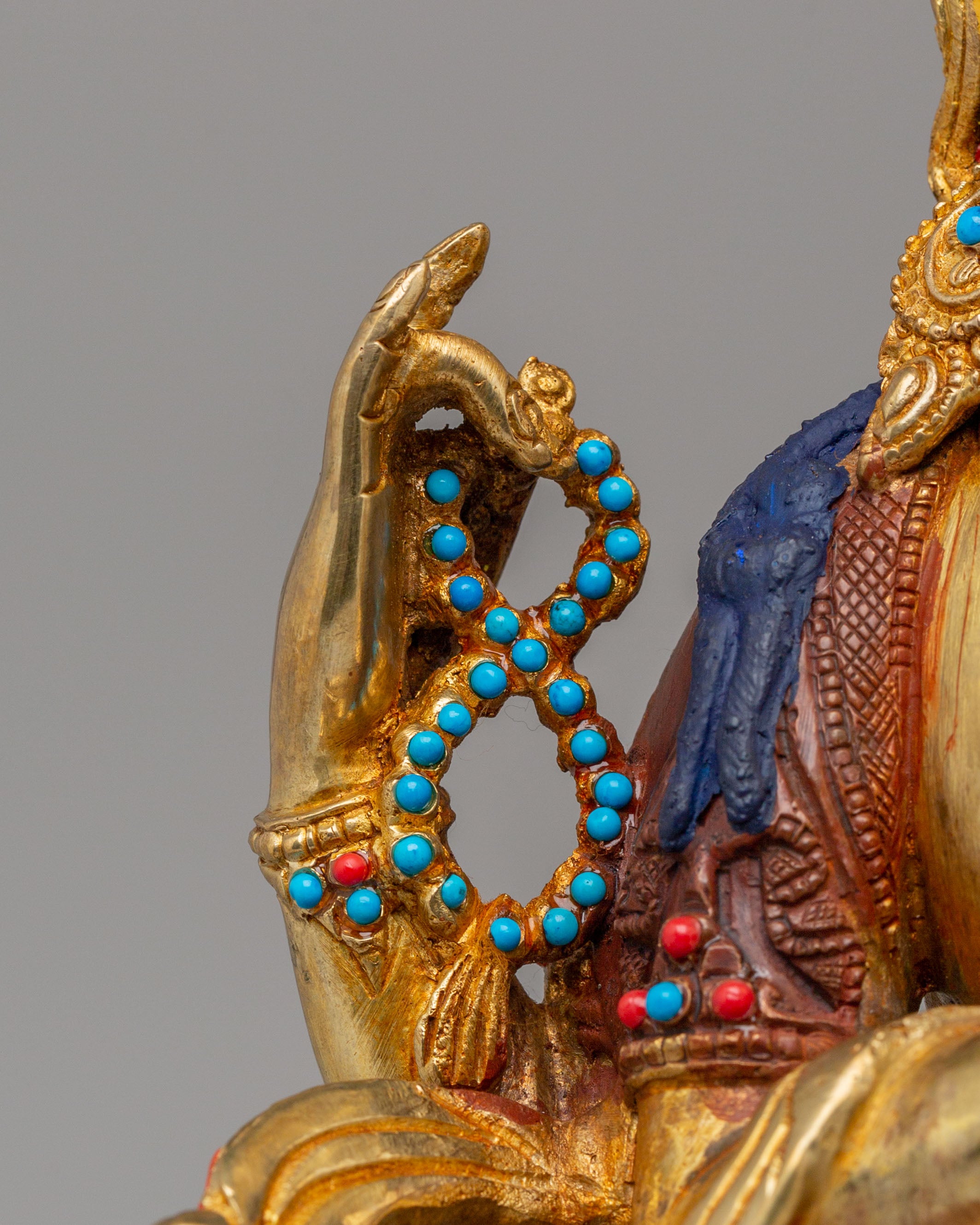 Traditional Chenrezig Statue | Tibetan Compassion Buddha Sculpture