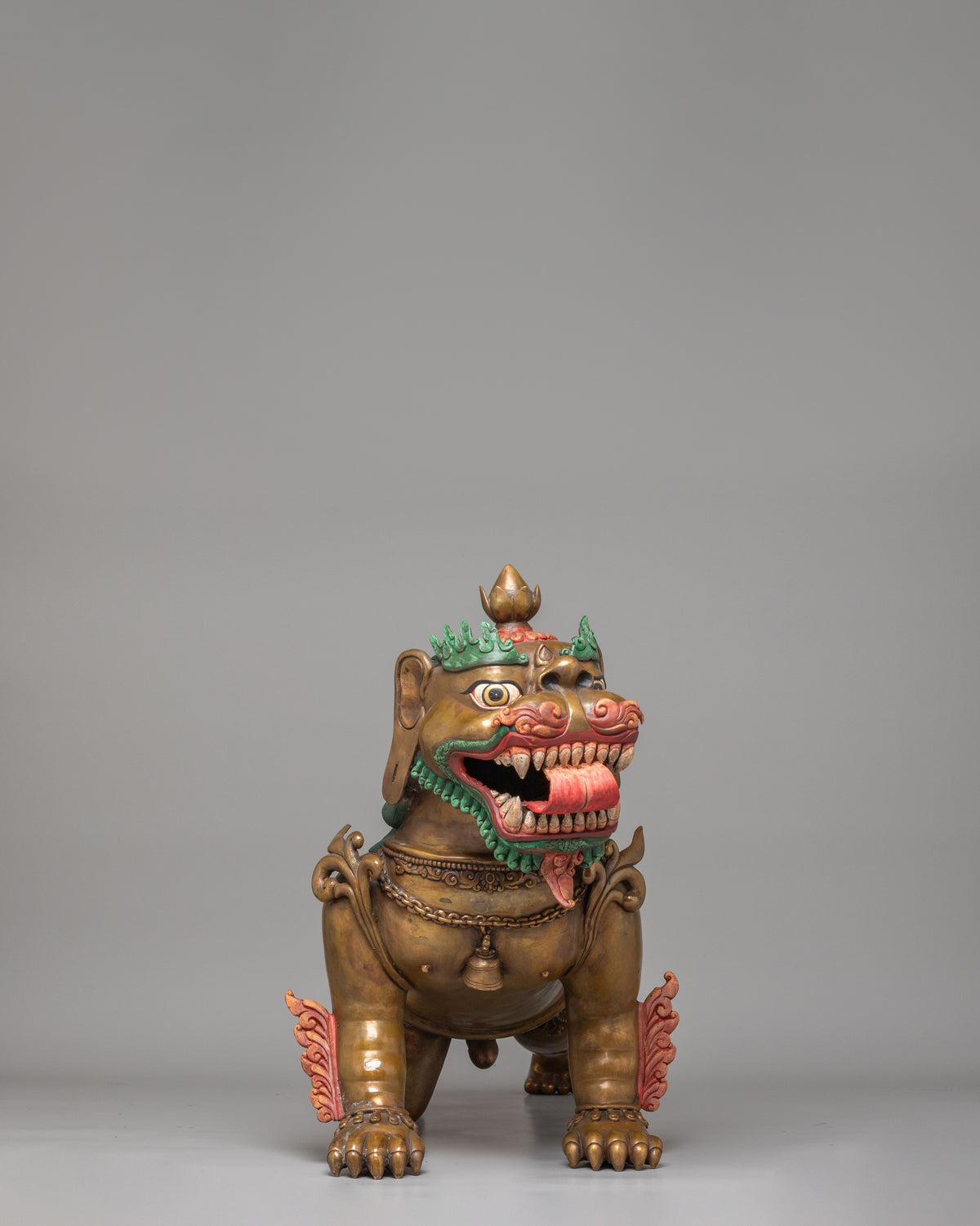 Protective Guardian Lion Statue Set | Symbol of Strength and Power
