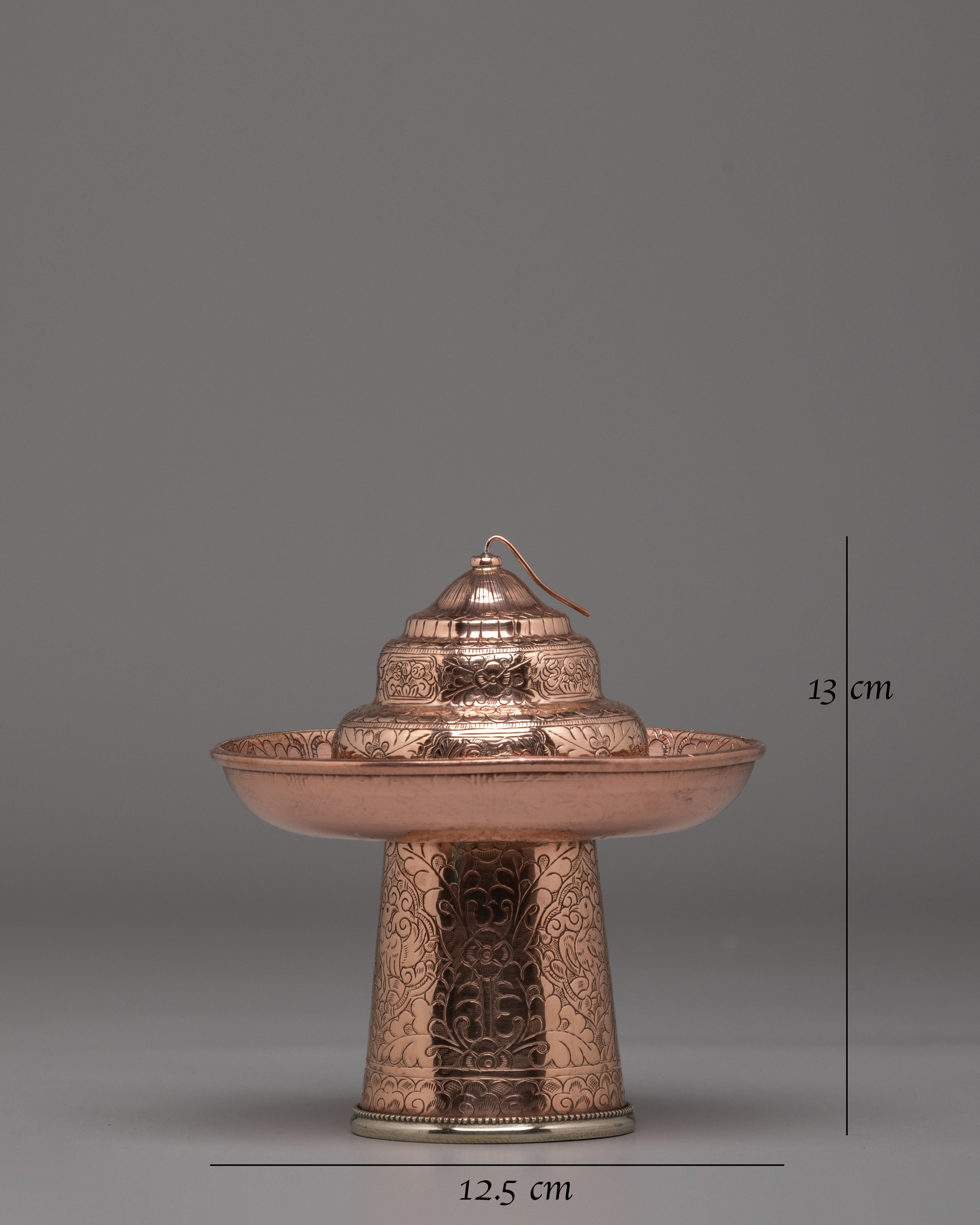Tibetan Tea Cup Cover | Ritual Cover for Puja Offerings