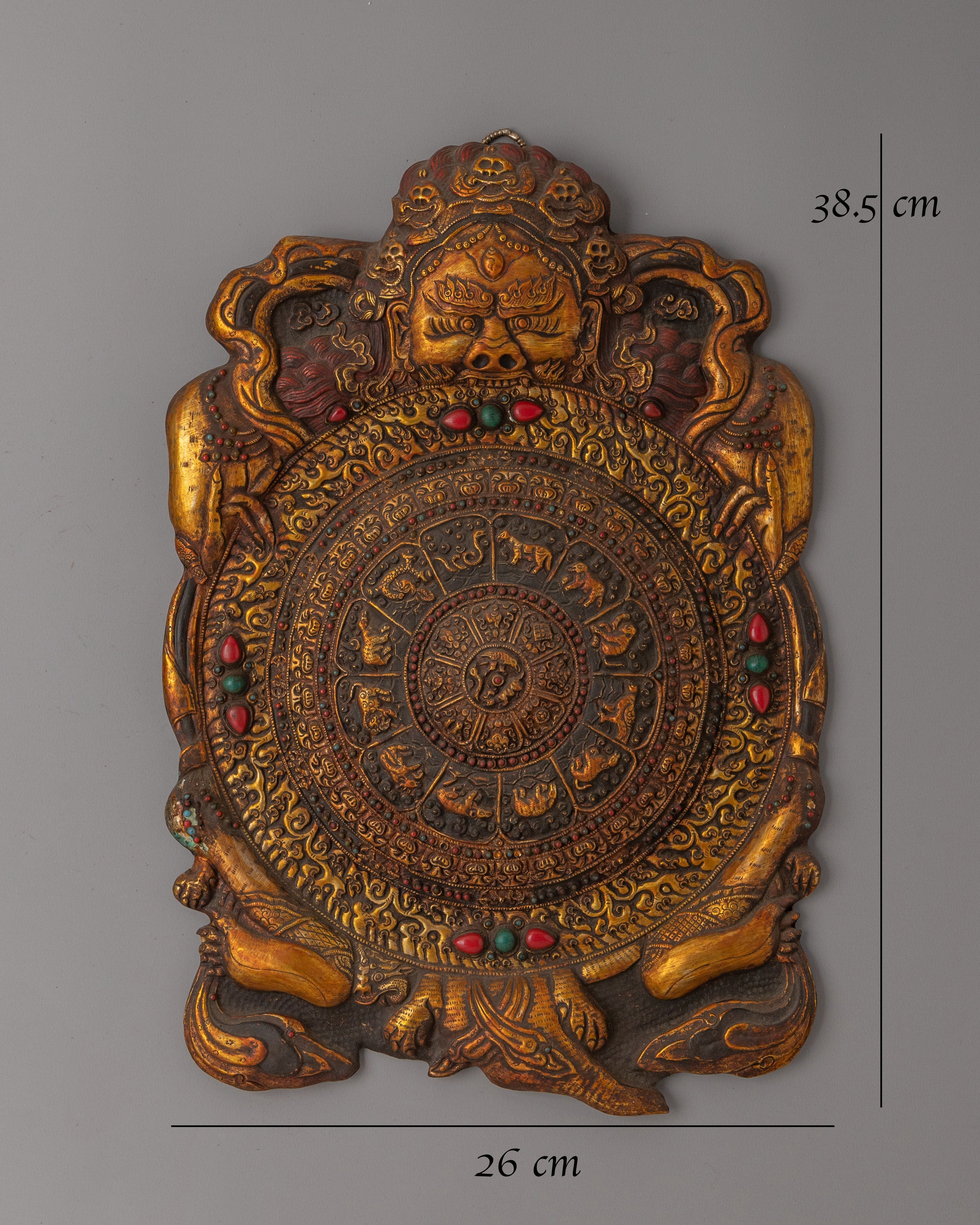 Tibetan Wheel Of Life Wall Hanging | Handcrafted Buddhist Art