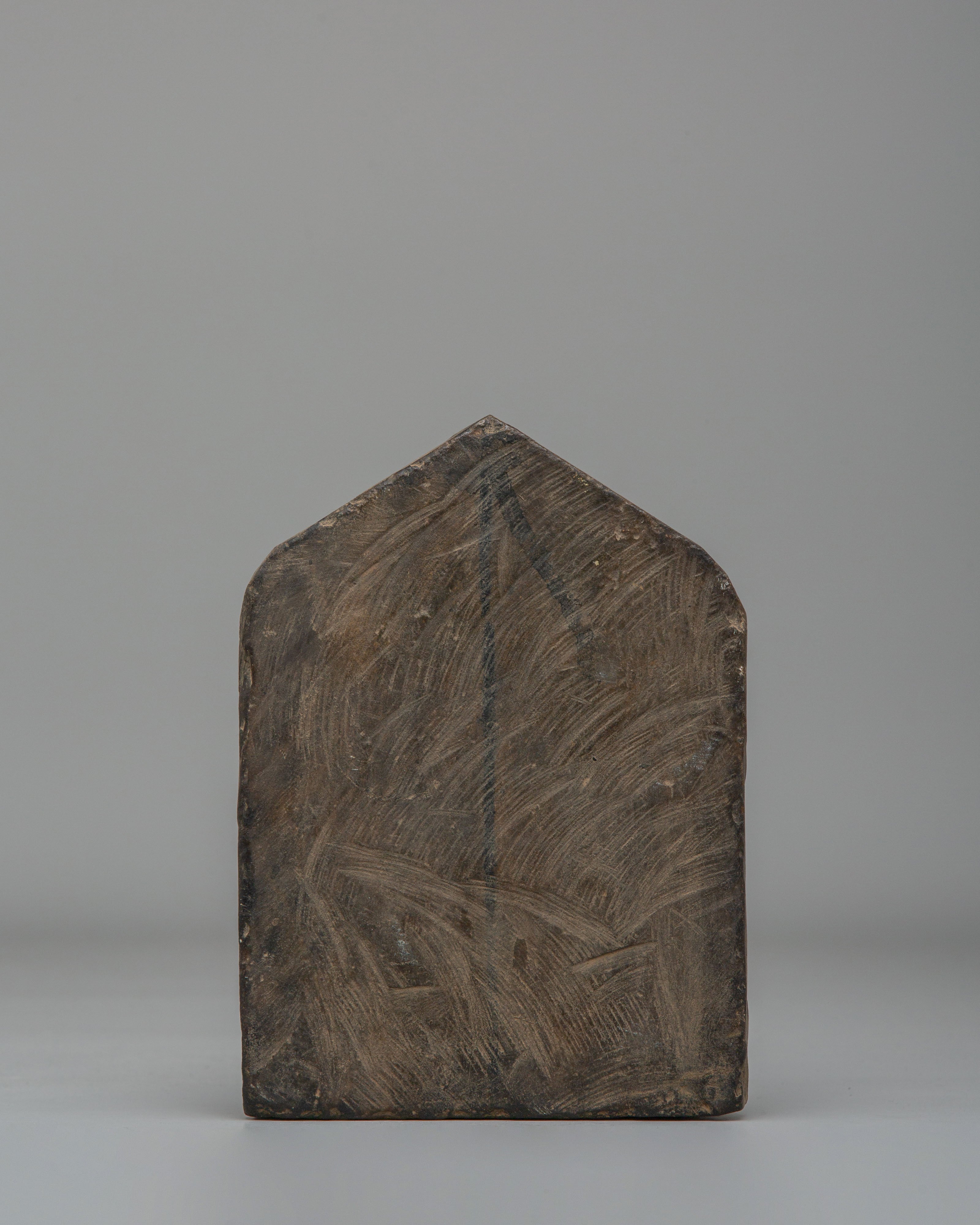 Dzambhala Wealth Protector Deity Statue | Stone Buddhist Sculpture