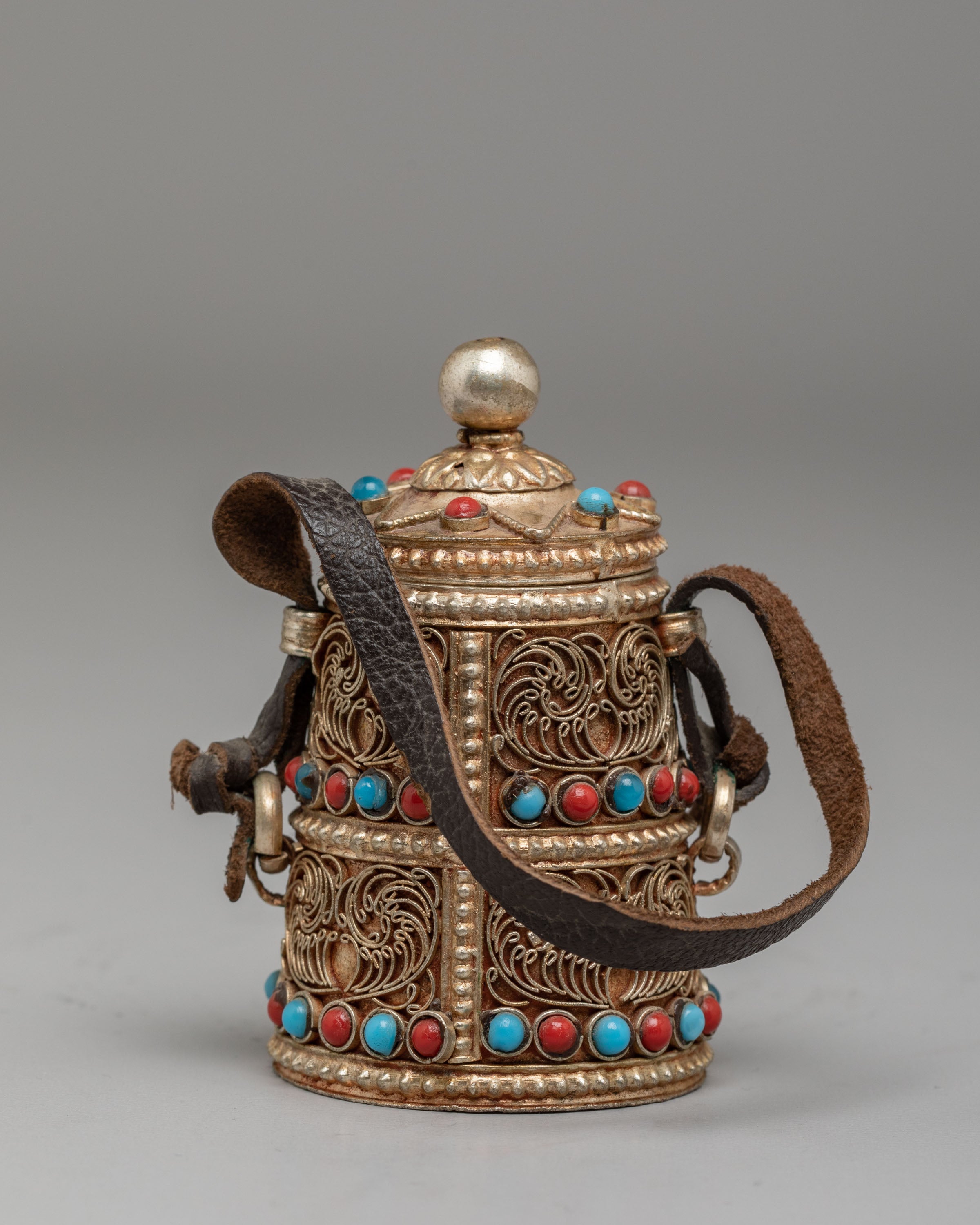 Mana Offering Vessel | Gemstone Silver Ritual Vessel