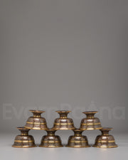 Tibetan Offering Bowls Set