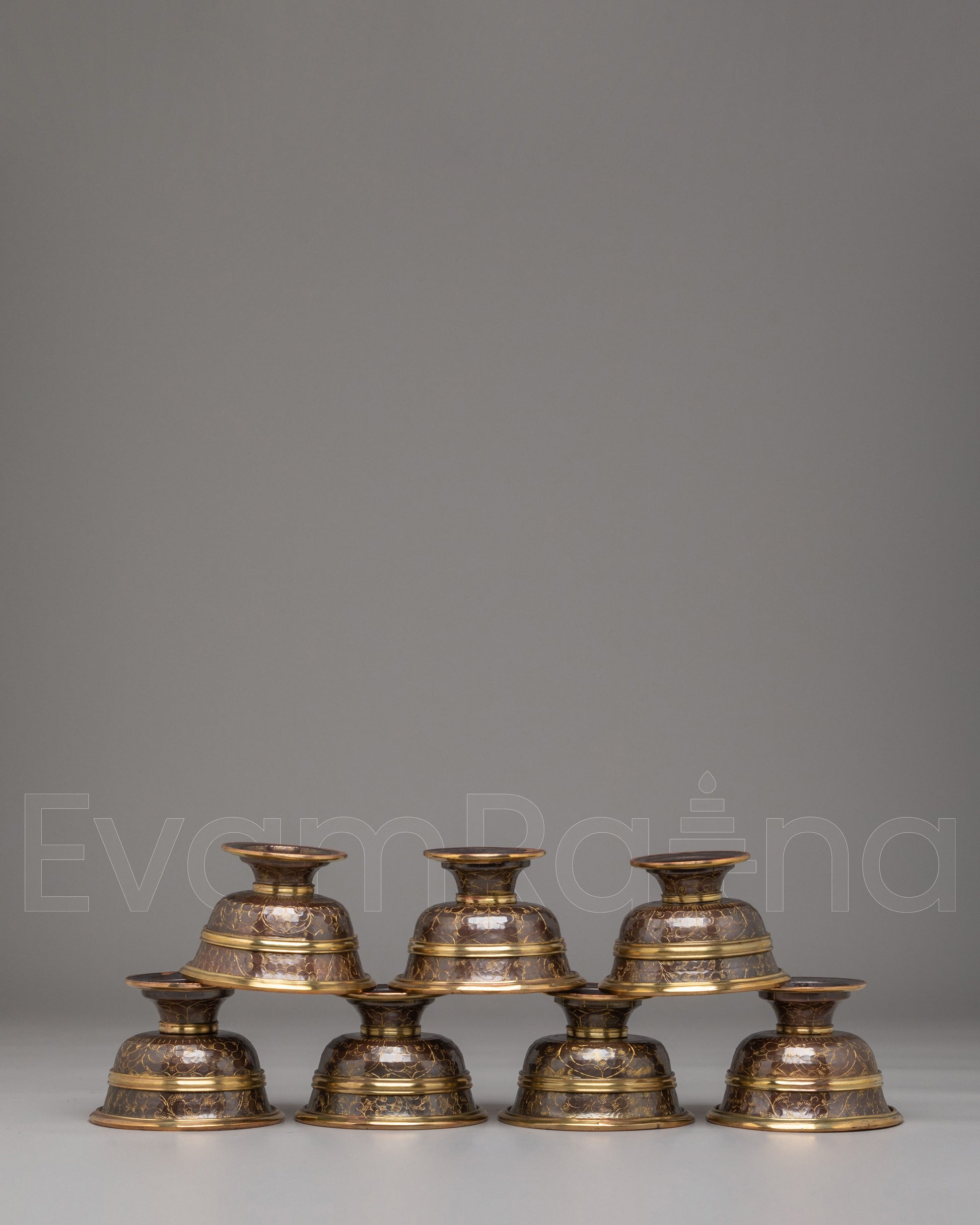 Tibetan Offering Bowls Set