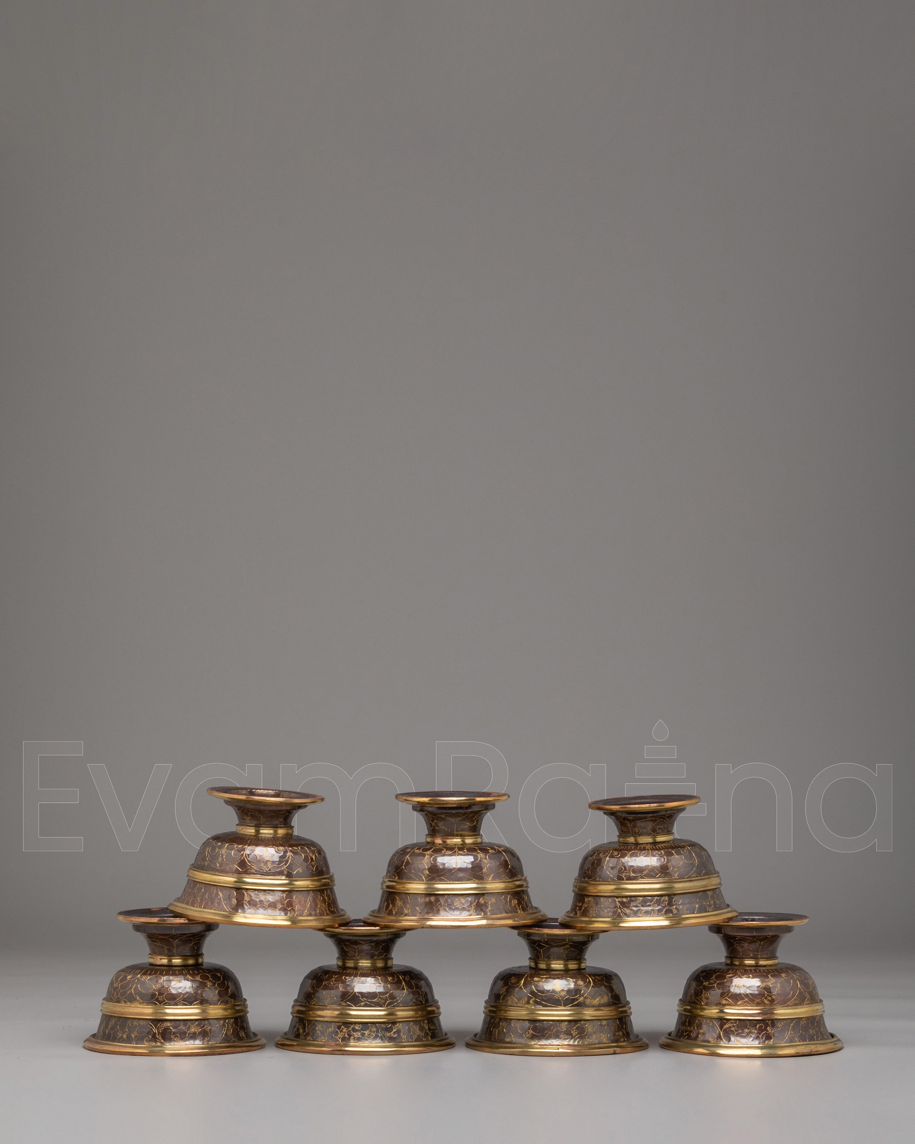 Tibetan Offering Bowls Set