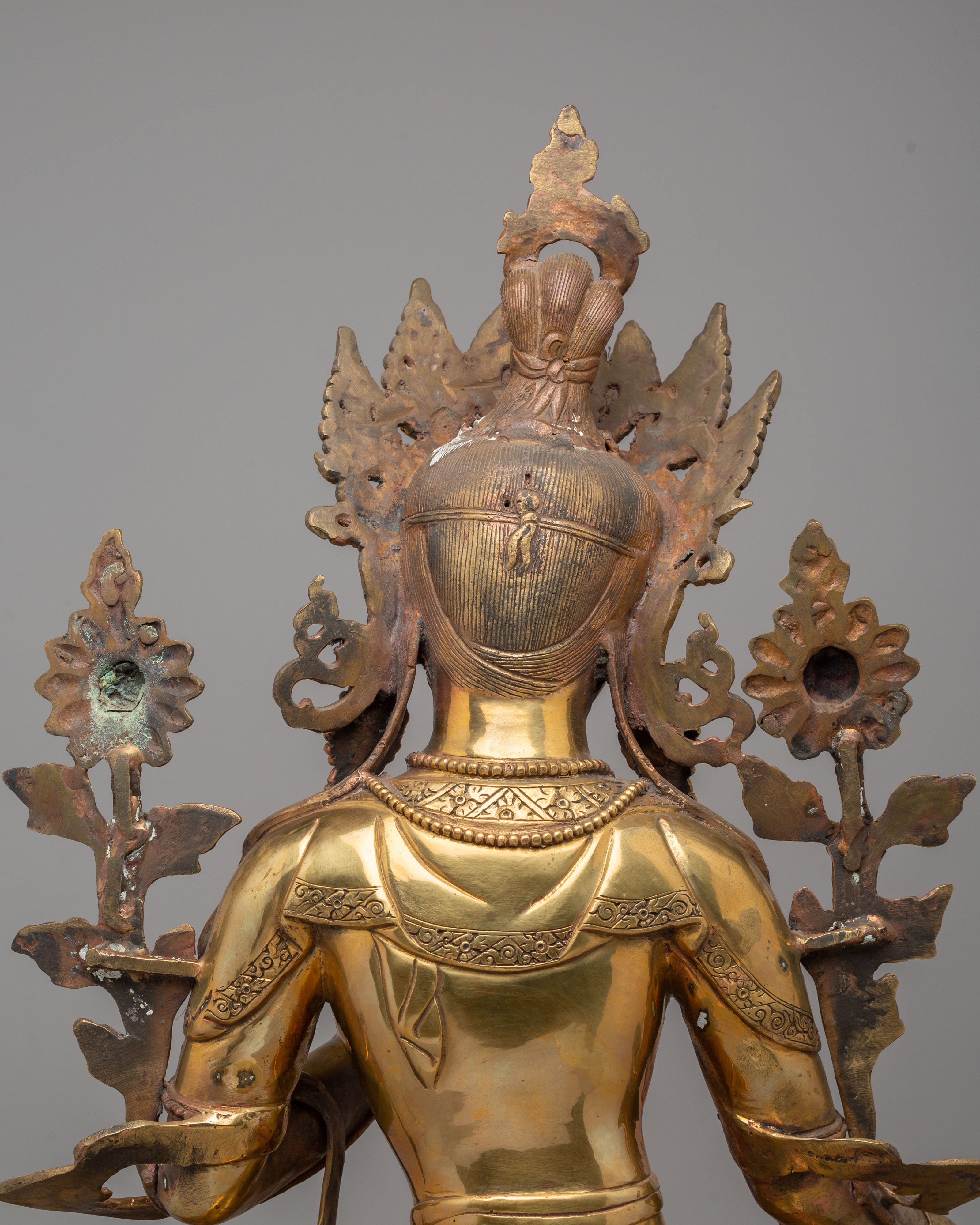 Handcrafted Green Tara Divine Statue | Spiritual Home Decor