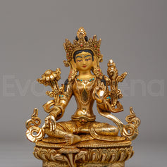 Green Tara Compassion Deity Statue