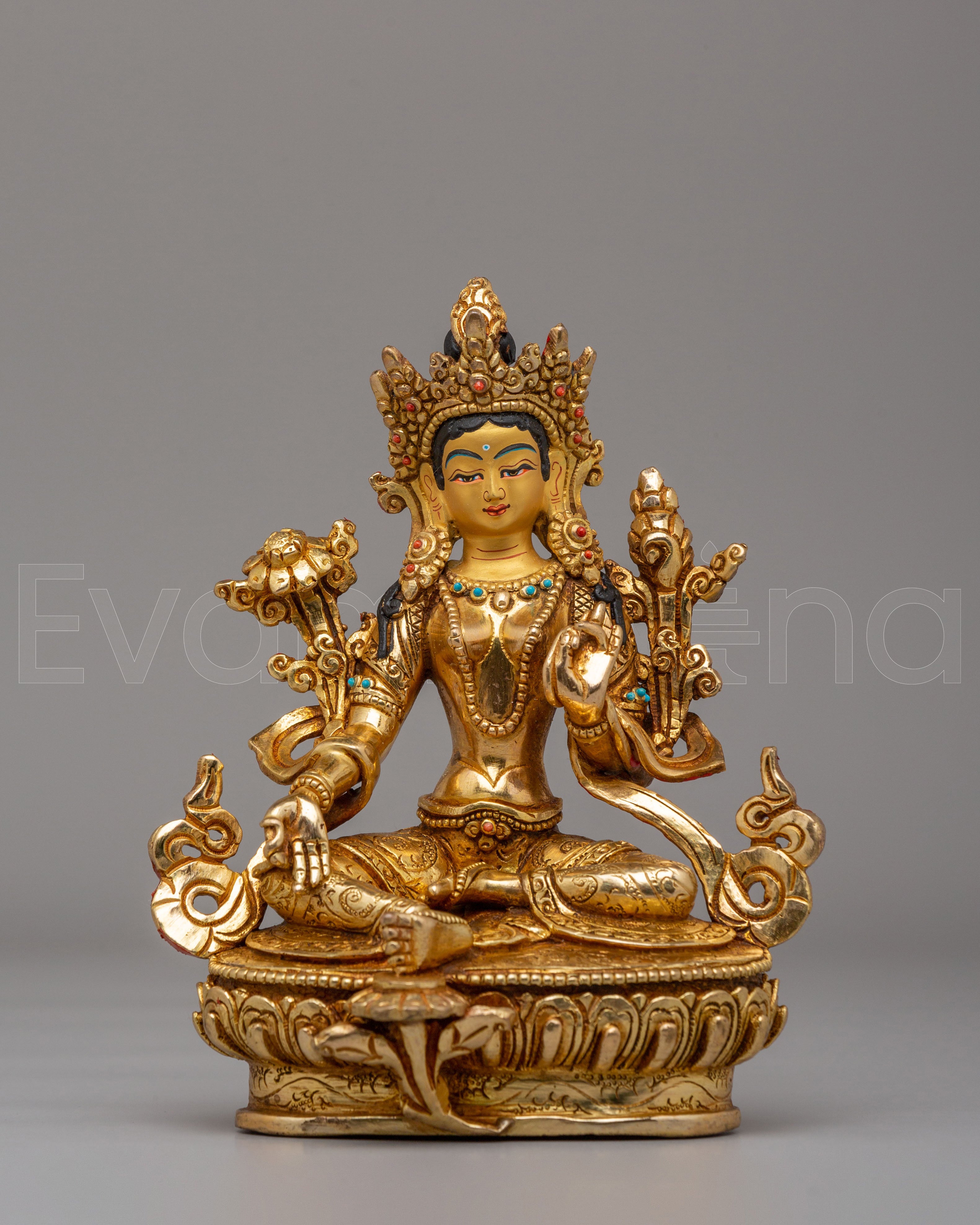 Green Tara Compassion Deity Statue