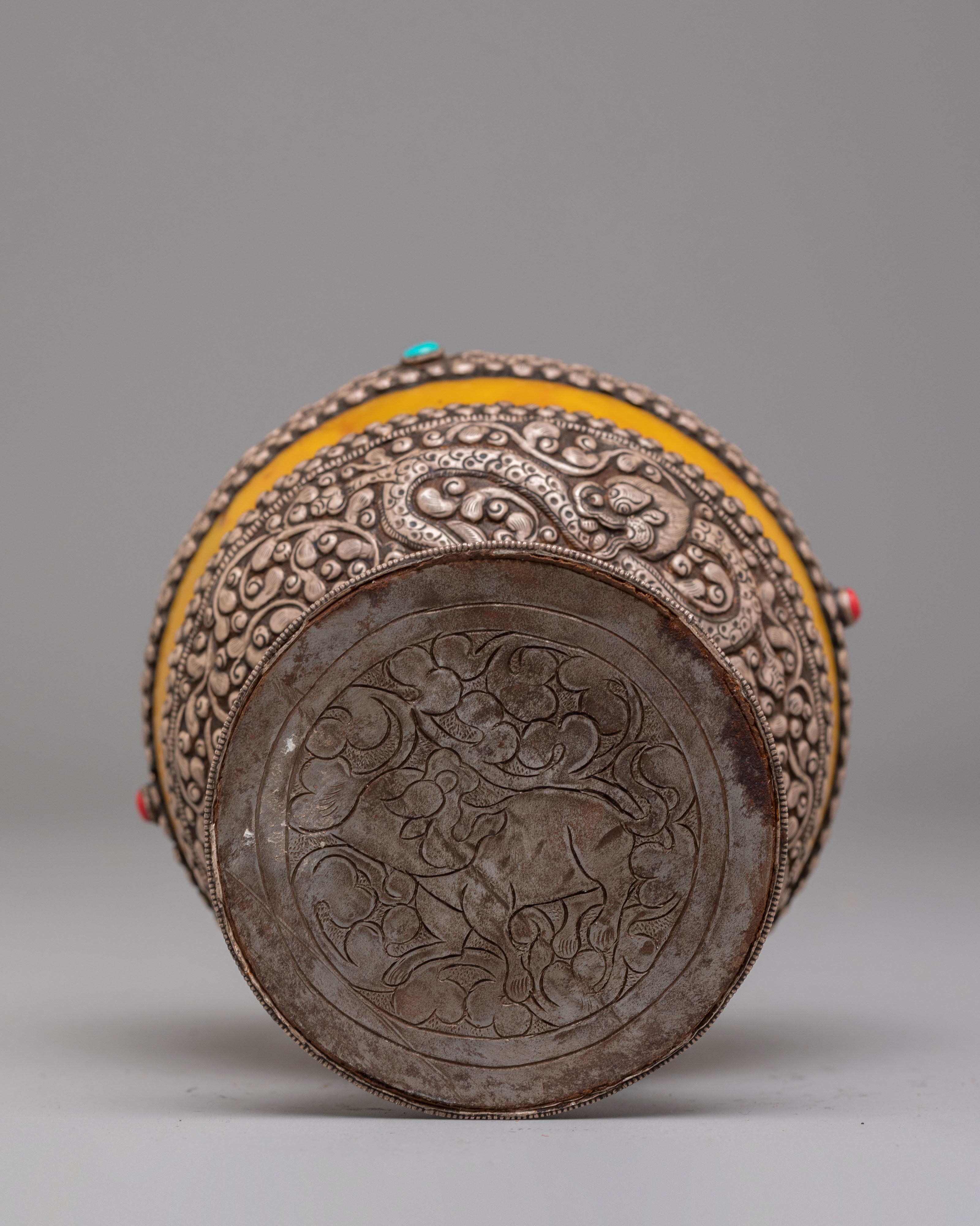 Decorative Traditional Rice Pot | Handcrafted Ritual Offering Pot