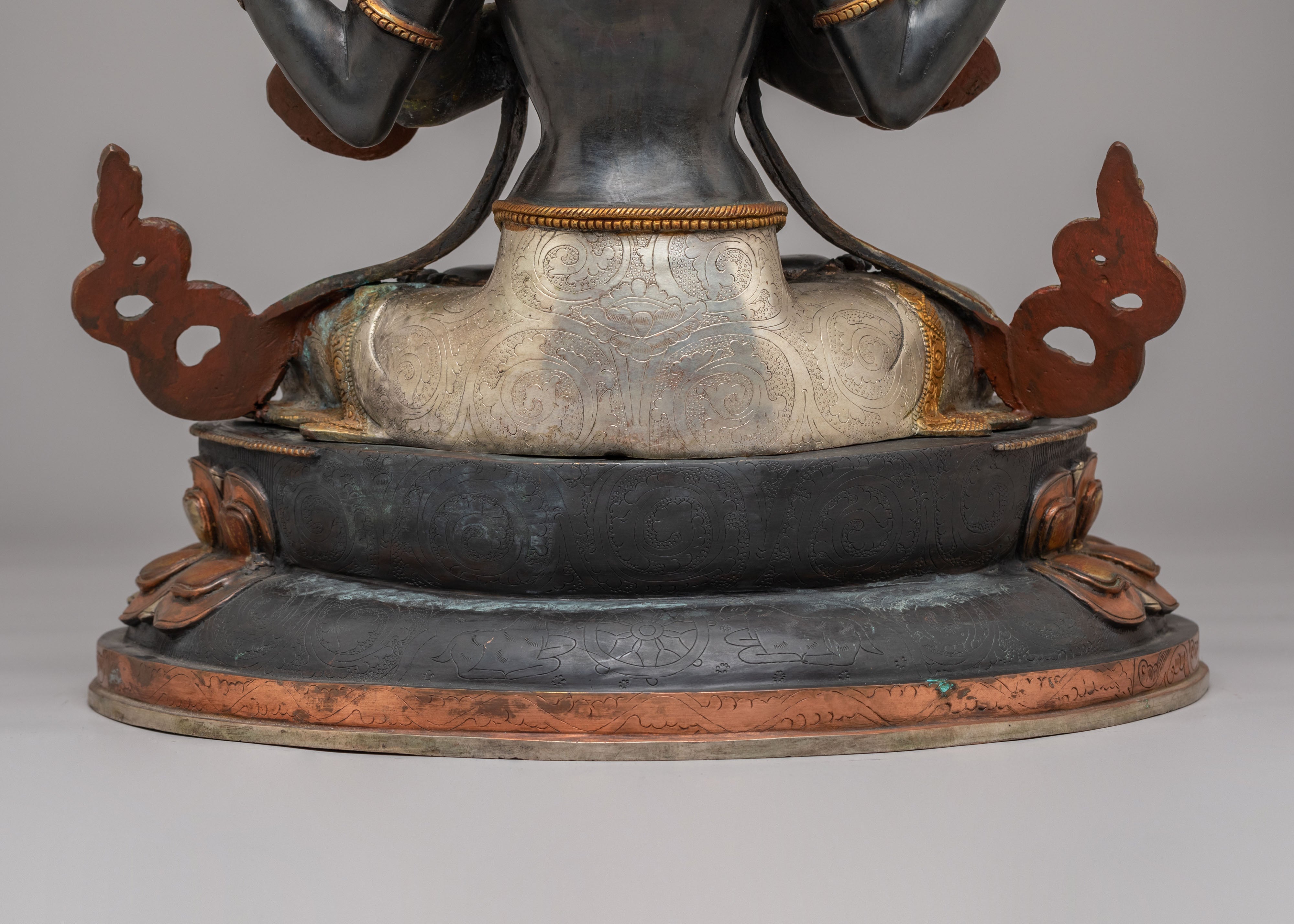 Four-Armed Compassion Buddha Sculpture | Divine Artwork for Spiritual Enlightenment
