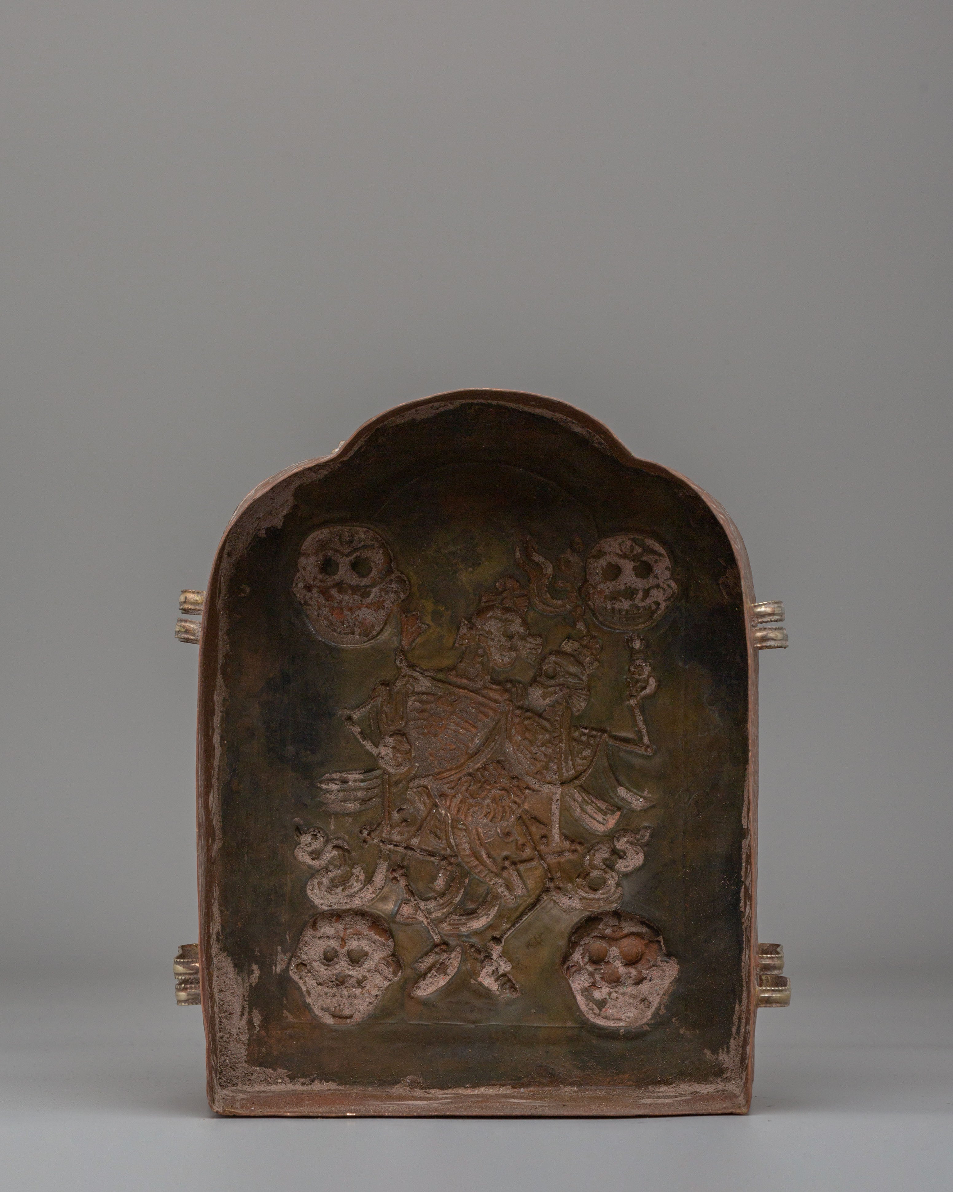 Handmade Traditional Chitipati Ghau Box | Ritual Offering Box