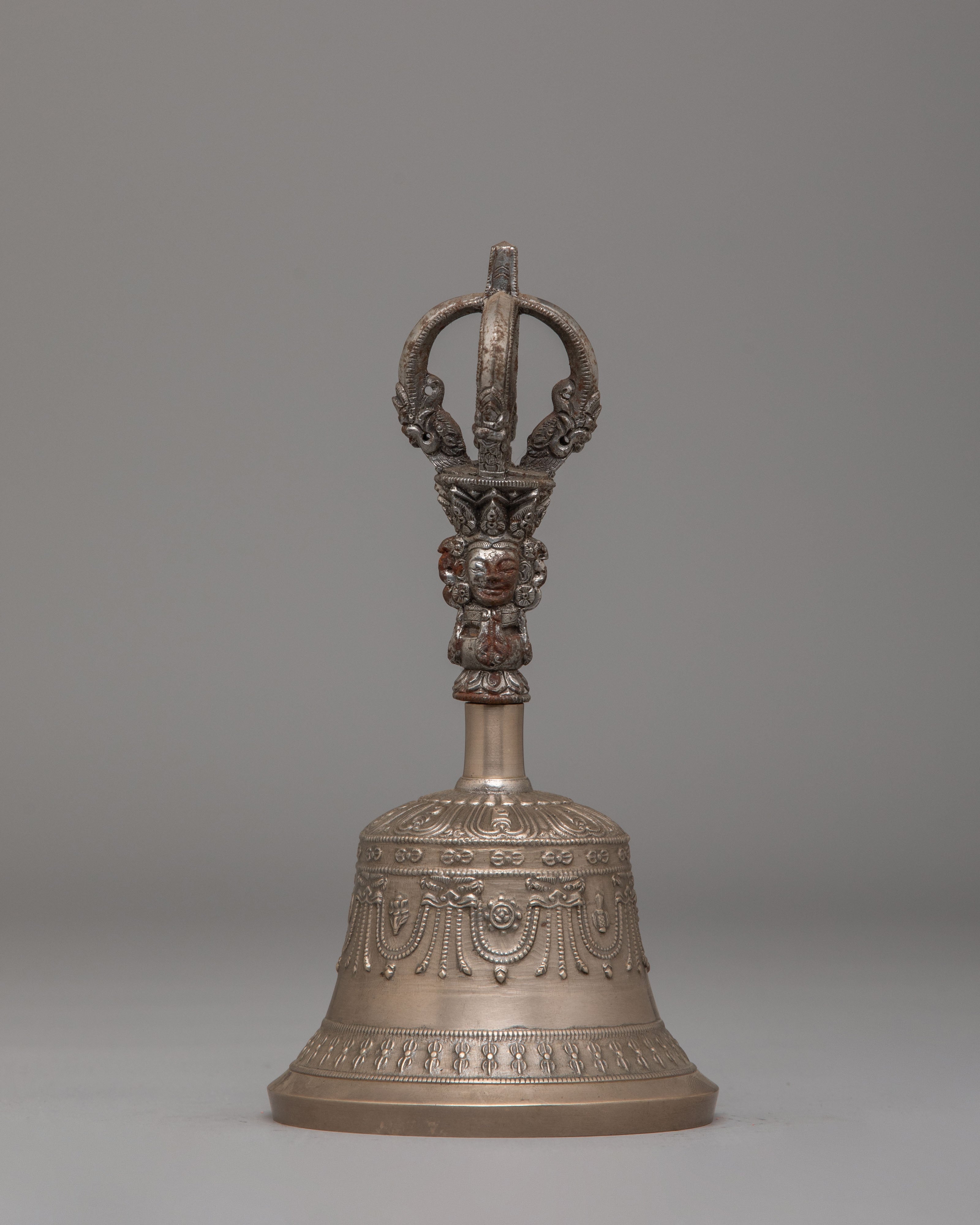 Handcrafted Altar Vajra and Bell | Tibetan Ritual Tool for Meditation & Spiritual Practices
