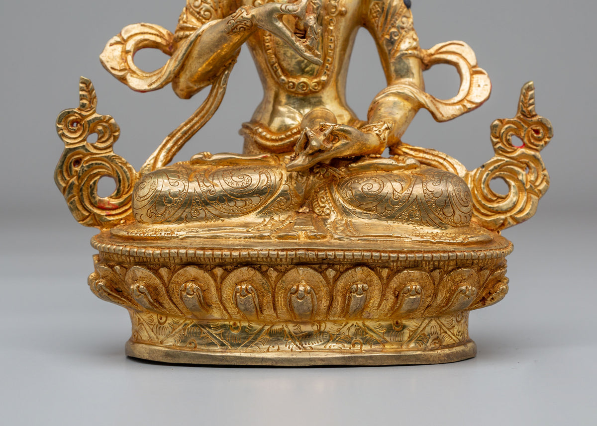 Vajrasattva Statue For Home Shrine | Tibetan Buddhist Deity Figurine