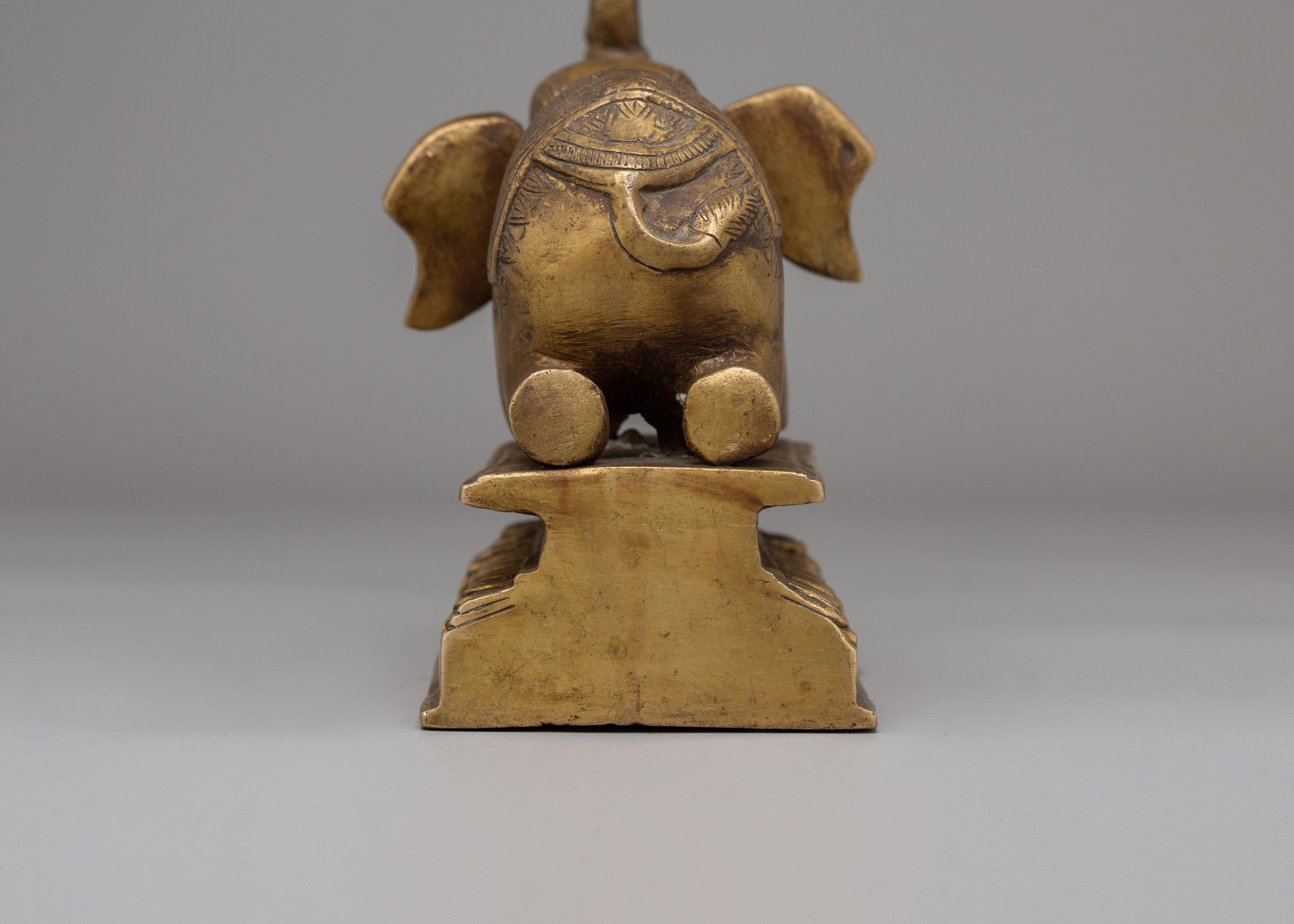 Brass Elephant Oil Lamp | Home Decor and Spiritual Practices
