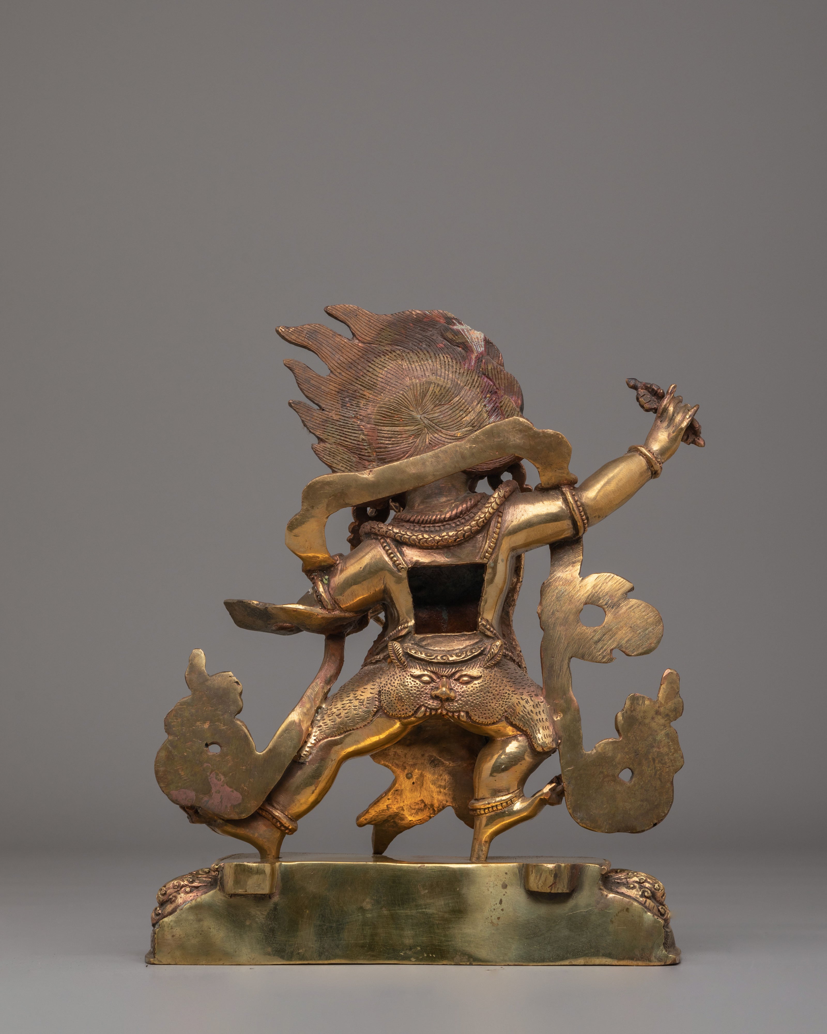 Handcrafted Vajrapani Deity Statue | Tibetan Protector Deity Sculpture