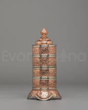 Tibetan Ritual Rice Pot