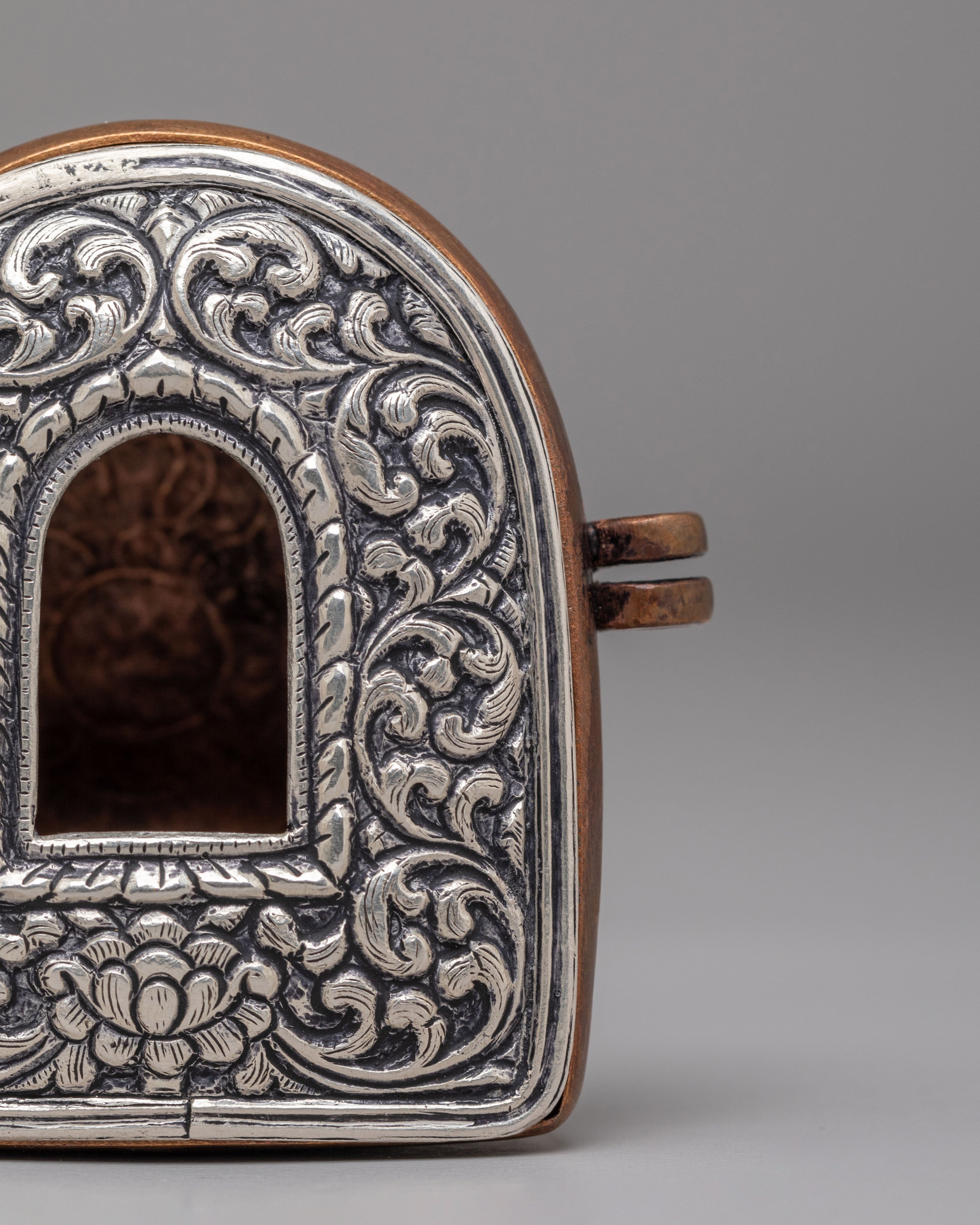 Handmade Altar Ghau Box | Prayer Box for Spiritual Protection and Blessings
