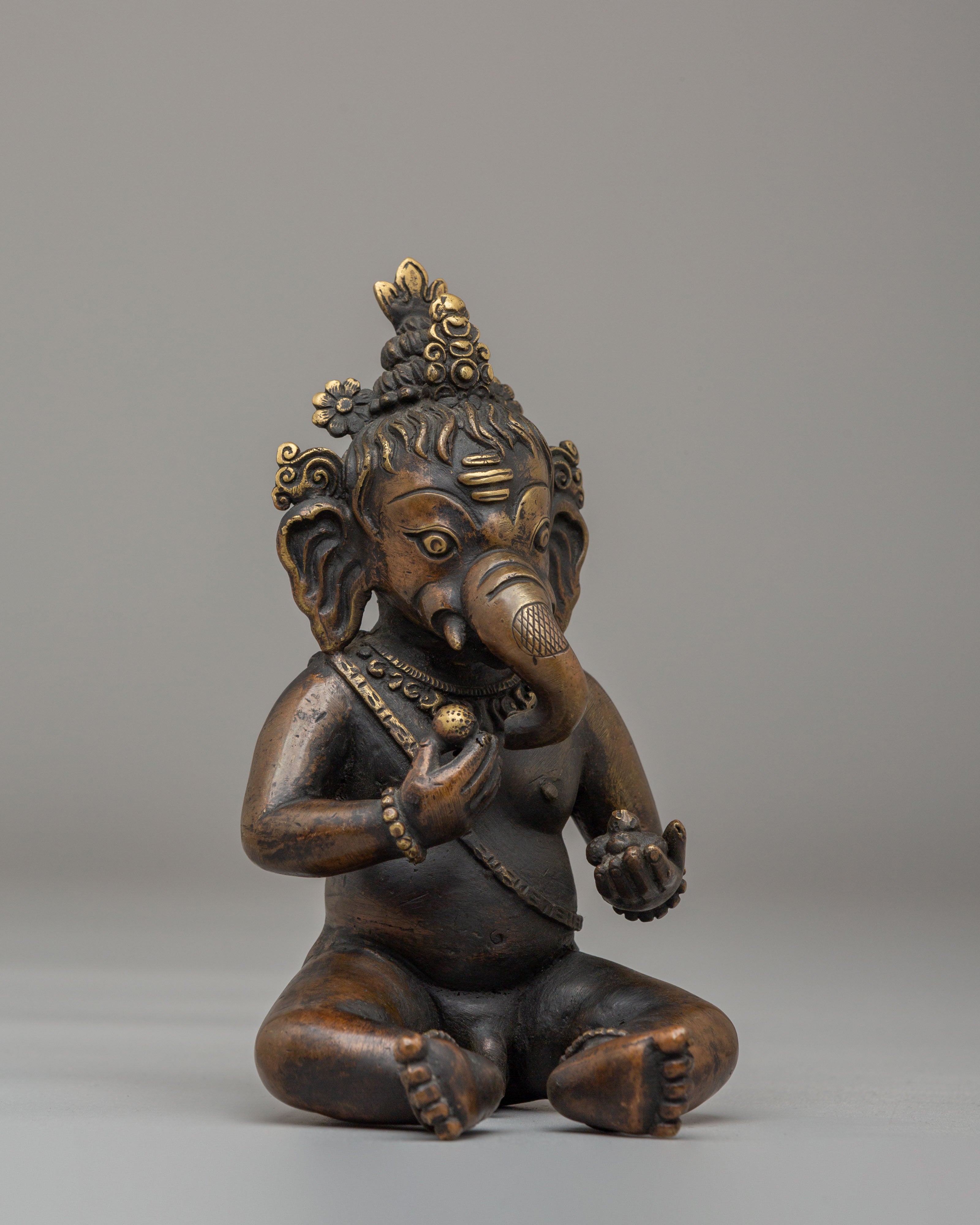 Ganesh Remover of Obstacles Statue | Lord Ganesha Hindu God Sculpture