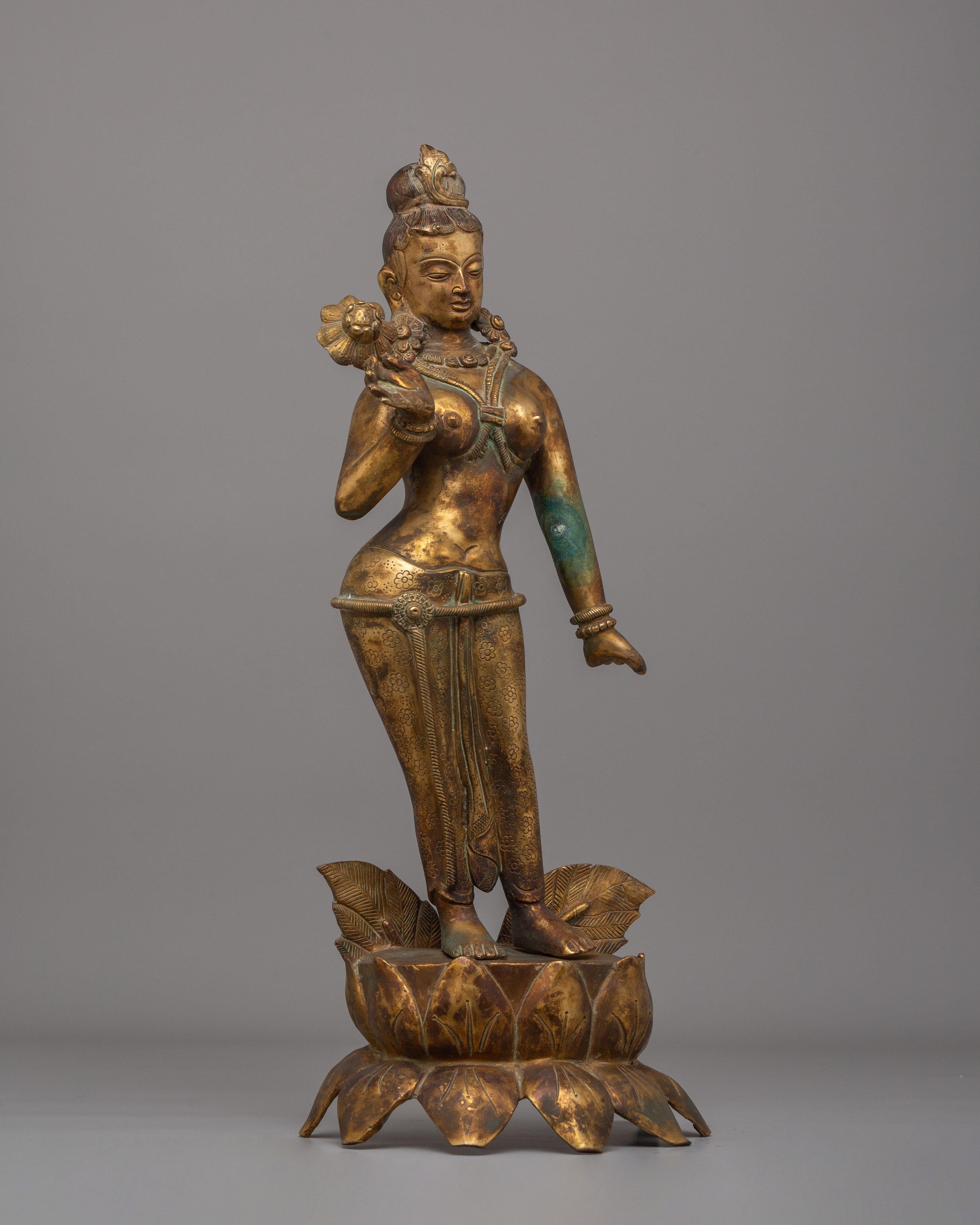 Maya Devi Mother Buddha Statue | Tibetan Sculpture