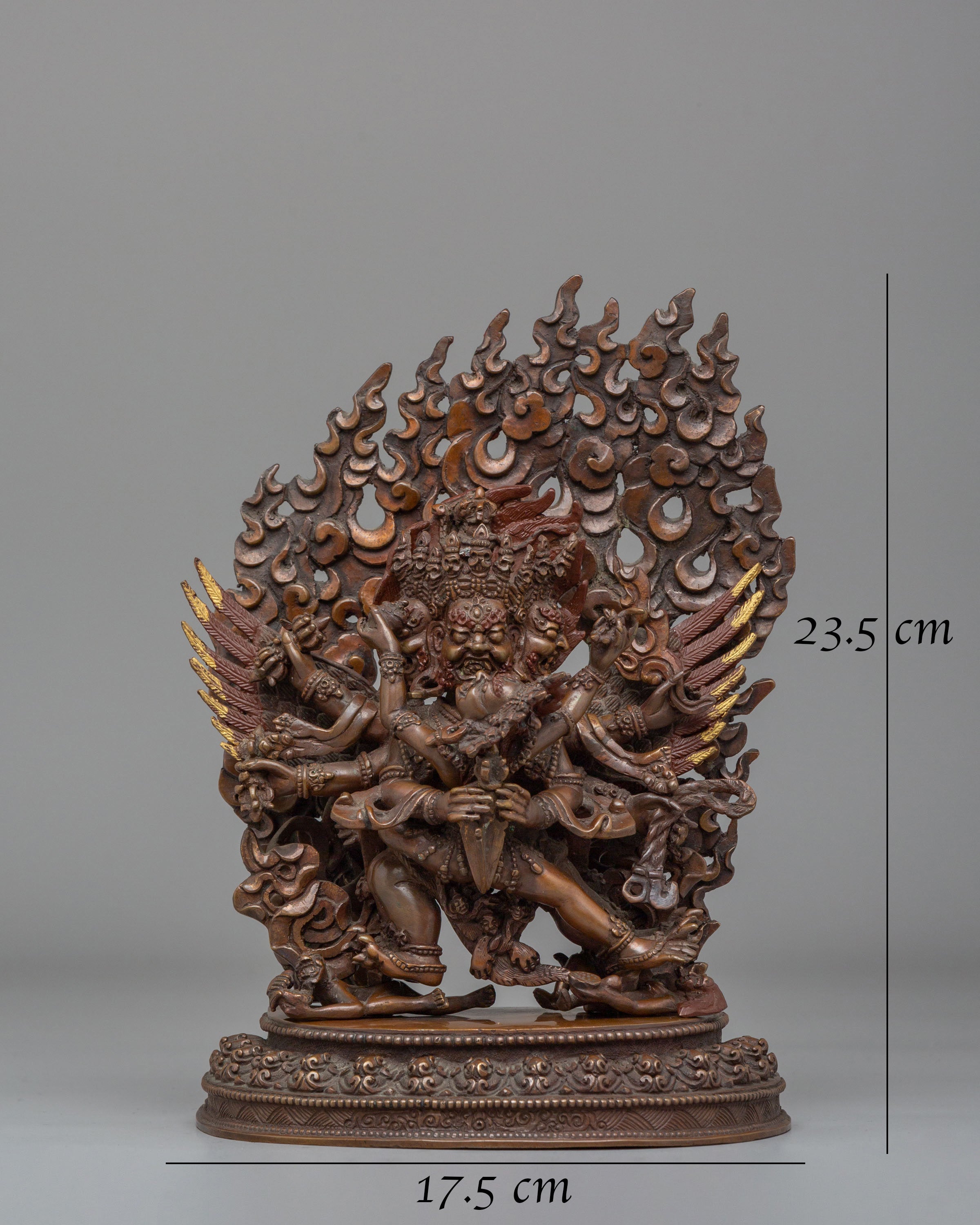 Himalayan Vajrakilaya Statue | Sacred Buddhist Sculpture