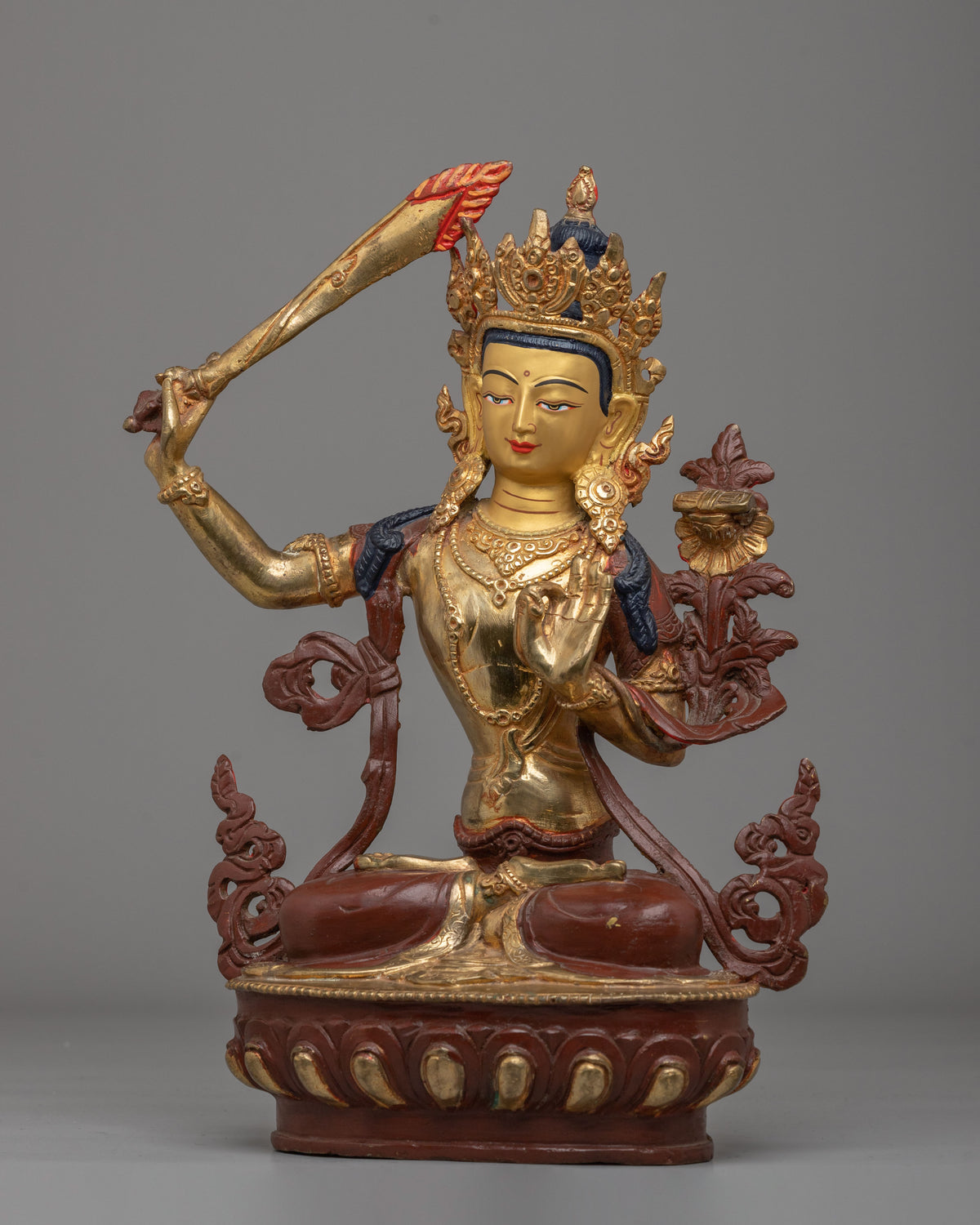 Manjushri Meditation Statue | Symbol of Wisdom & Enlightenment