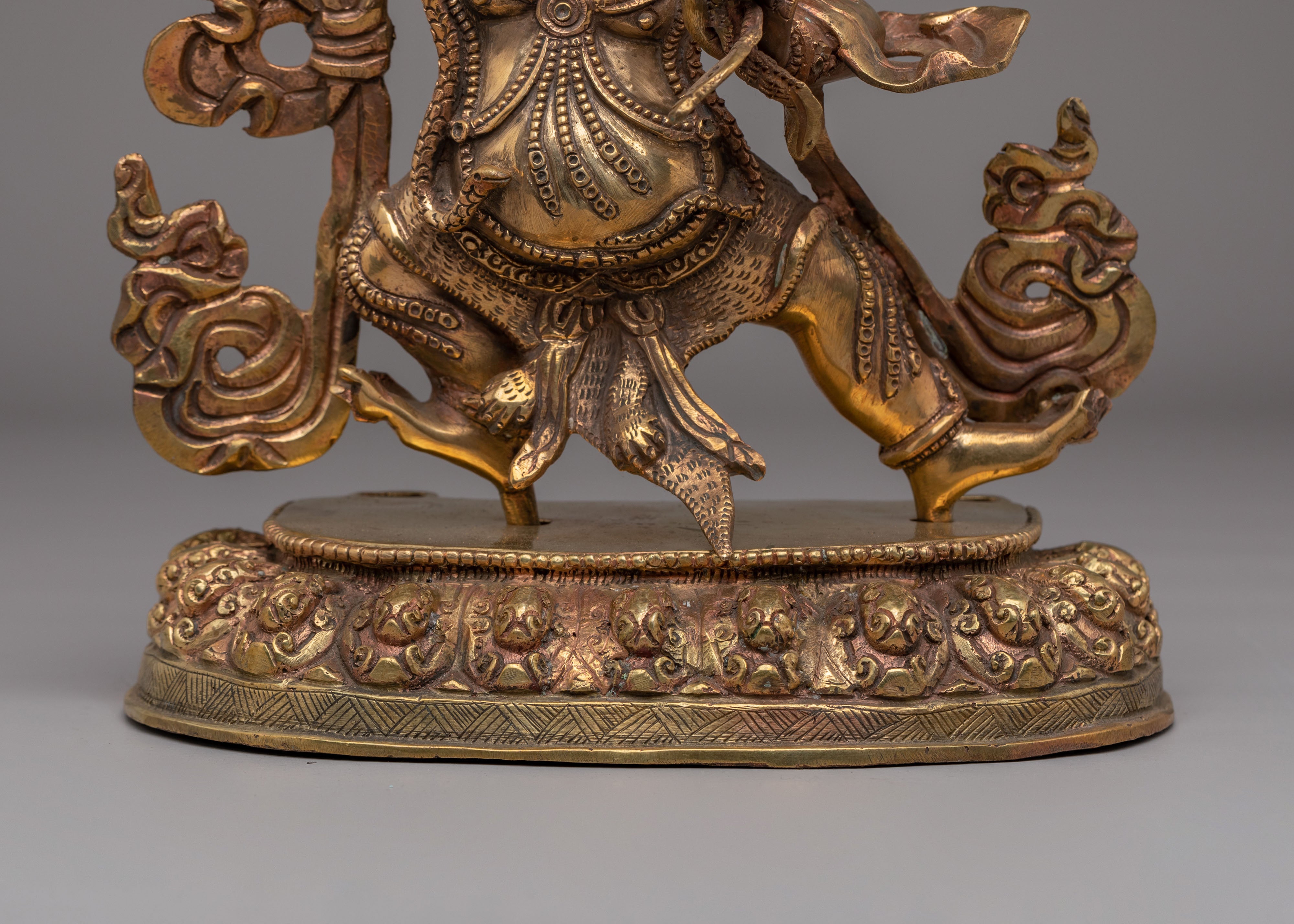 Handcrafted Vajrapani Deity Statue | Tibetan Protector Deity Sculpture