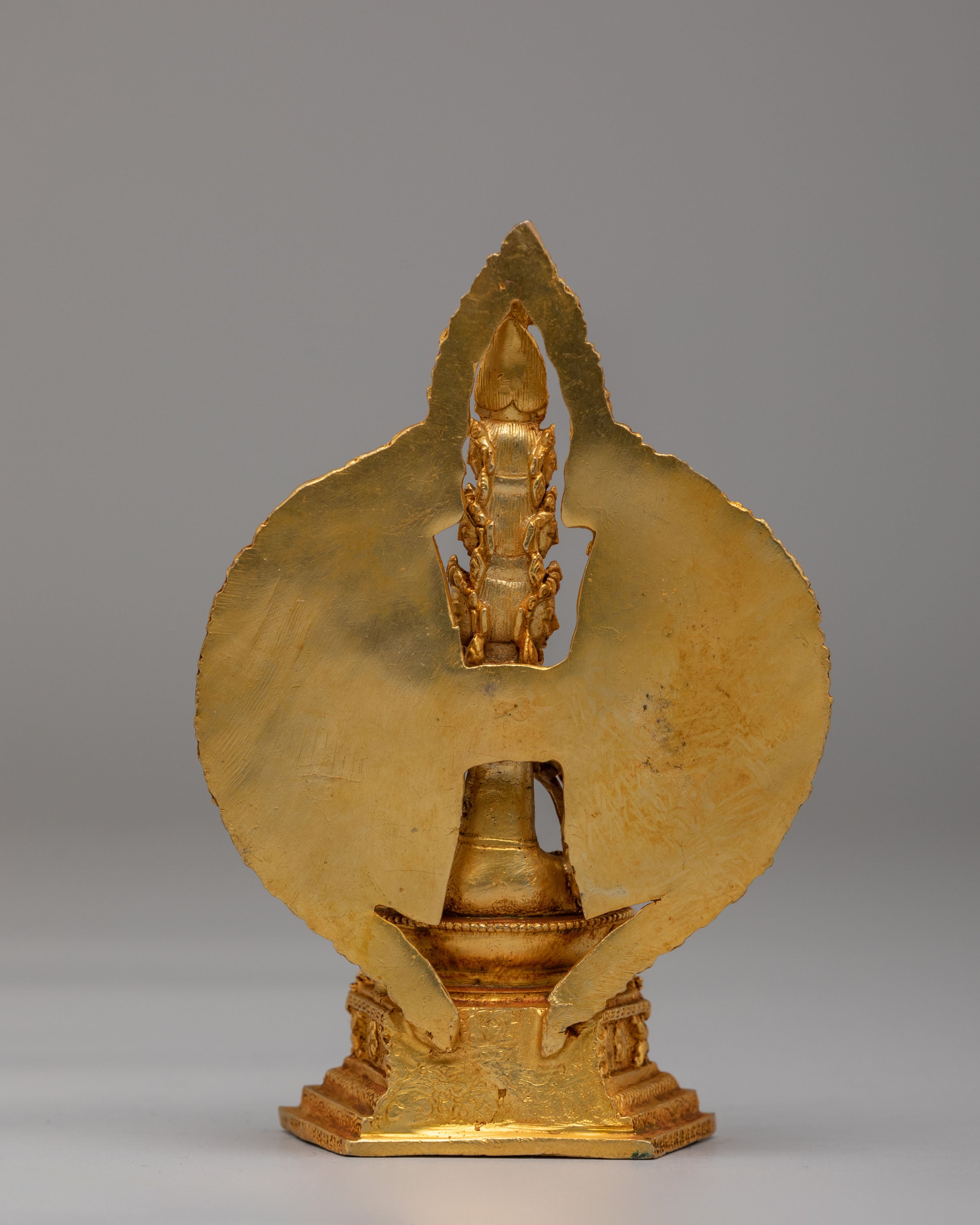 Sacred Thousand-Armed Chenrezig Statue | Gold-Plated Buddhist Art