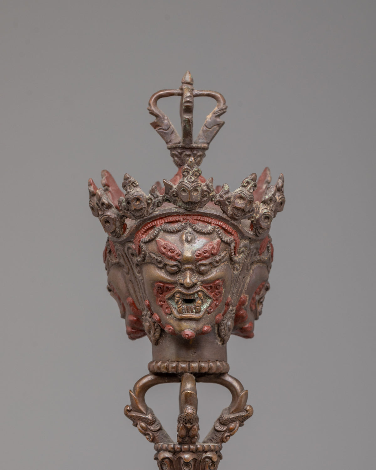 Himalayan Buddhist Ritual Phurba | Tibetan Dagger for Spiritual Protection