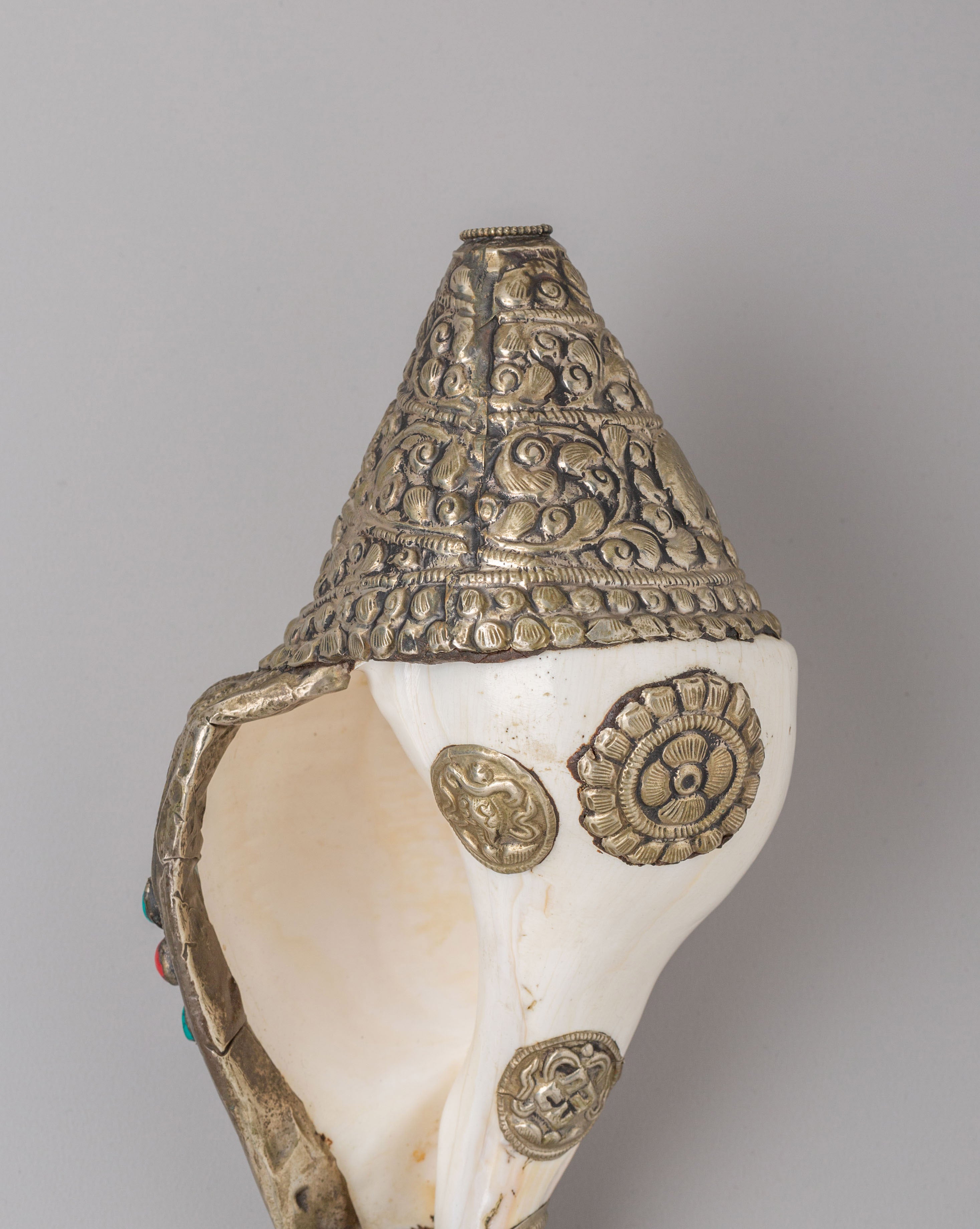 Handmade Decorative Shankha Conch | Ritual Shell for Altar and Home Decor