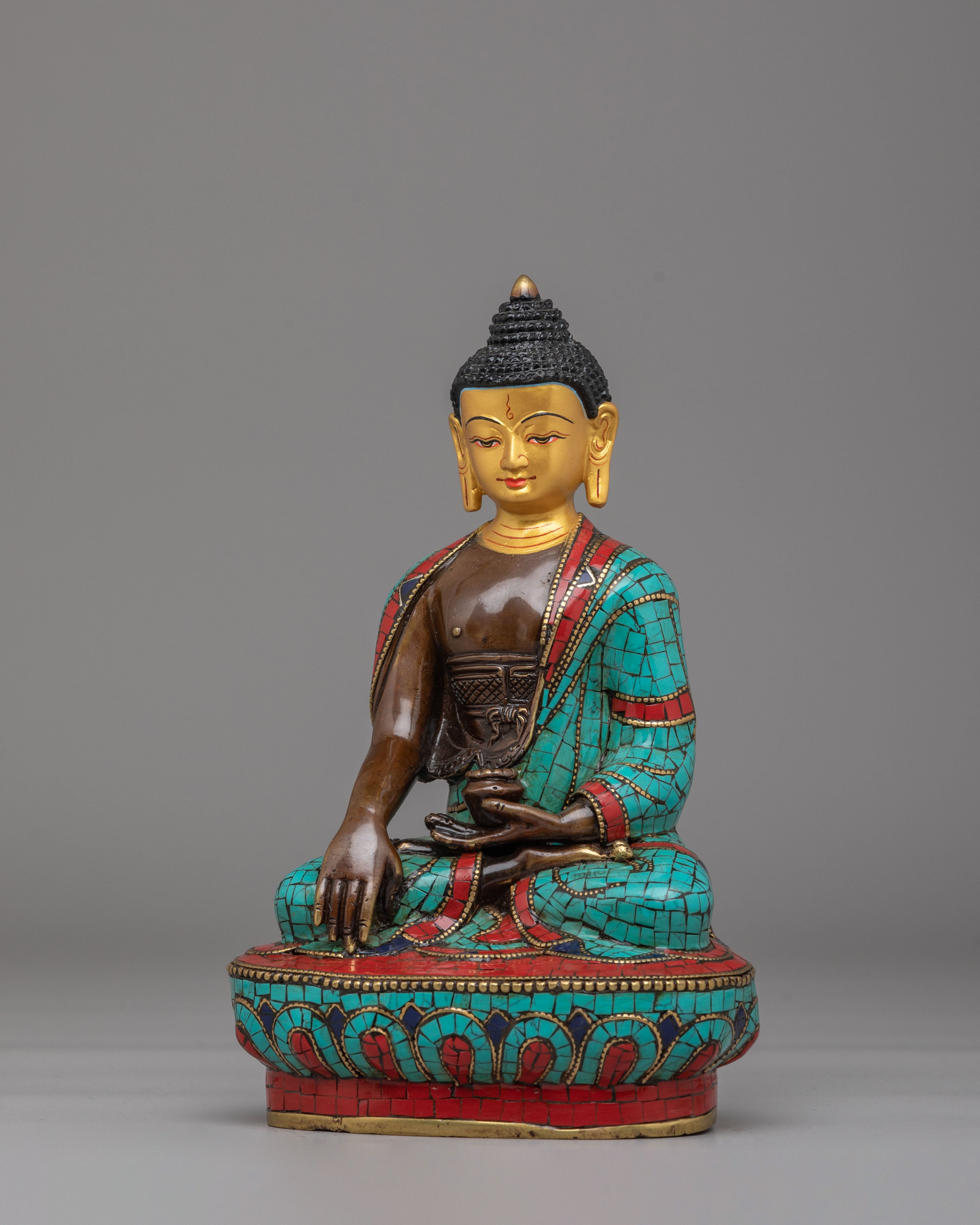 Shakyamuni Buddha Deity Figurine | Traditional Artwork