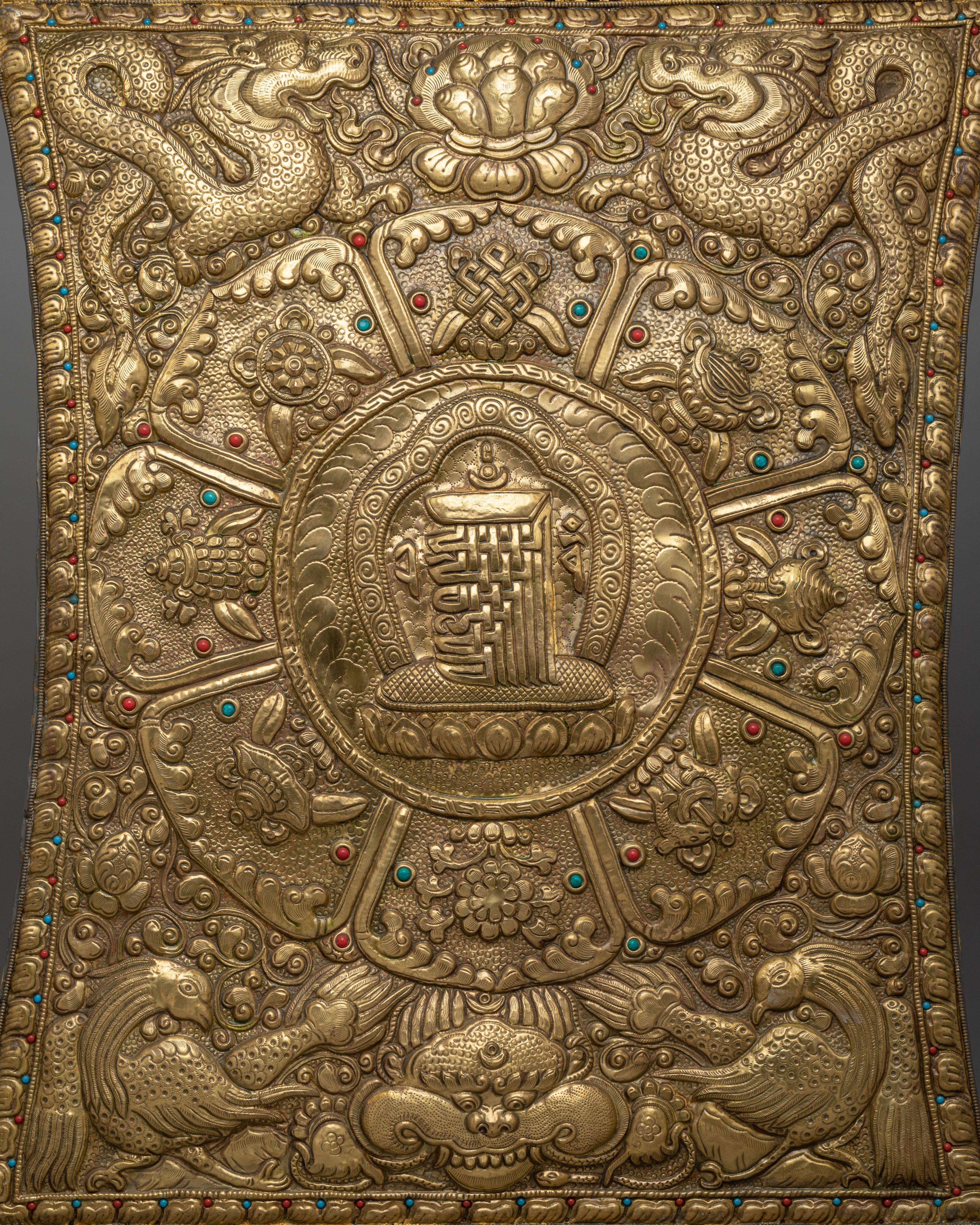 Kalachakra Mandala Wall Hanging | Handmade Sacred Decor