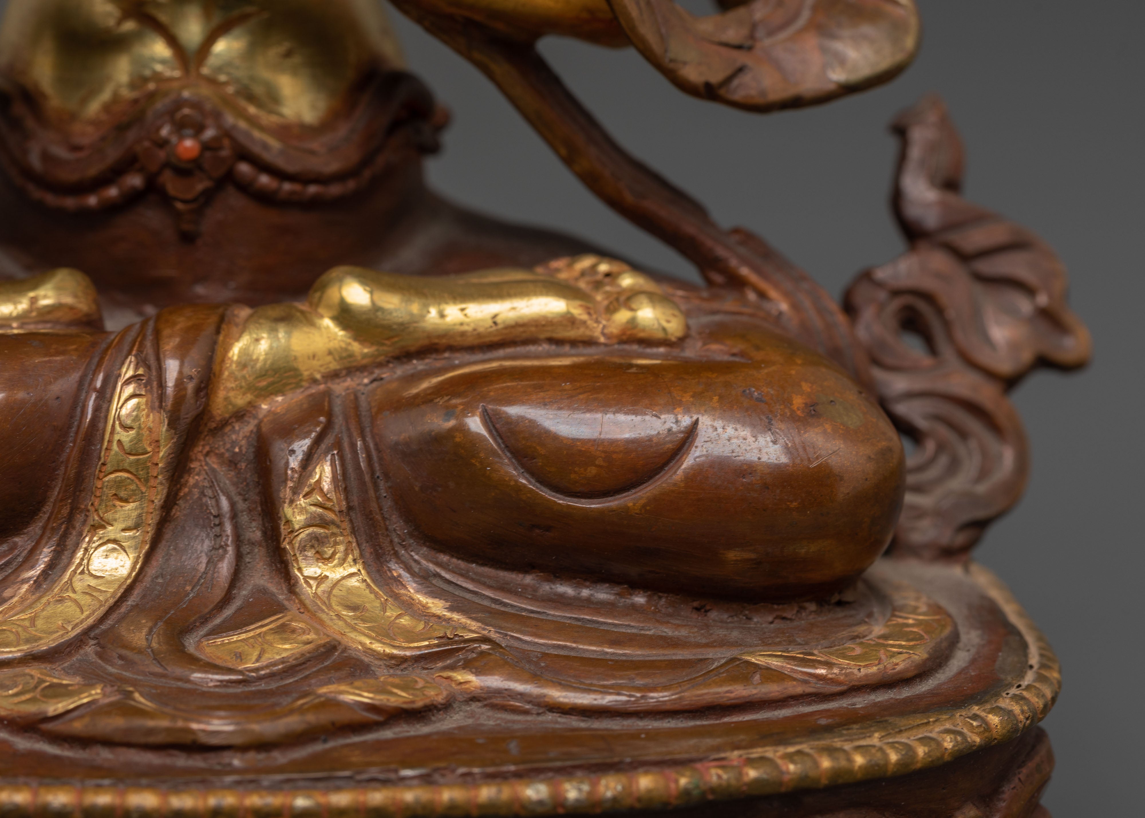 Sacred Four-Armed Chenrezig Statue | Tibetan Artwork