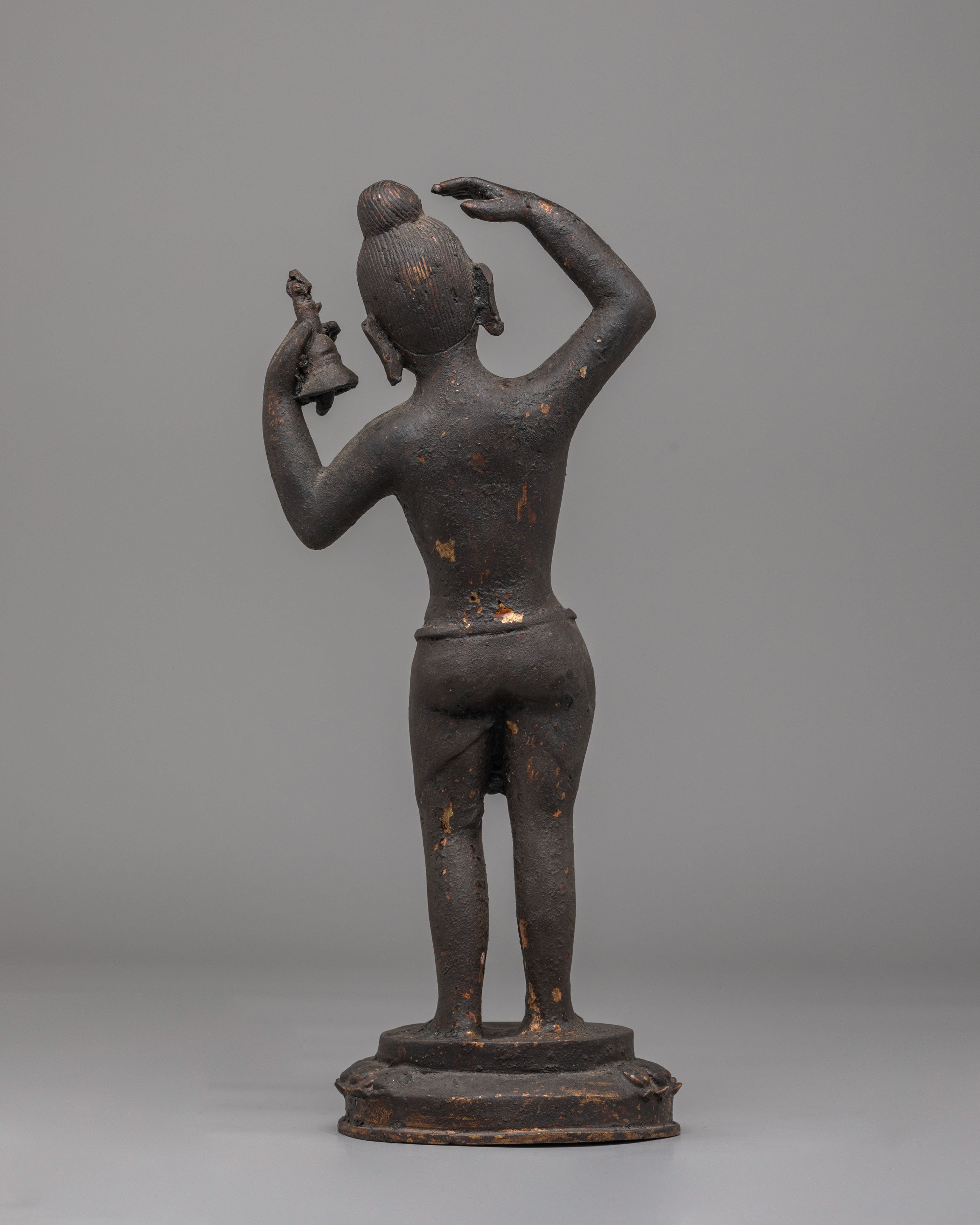 Dancing Yogini Goddess Statue | Spiritual Sculpture