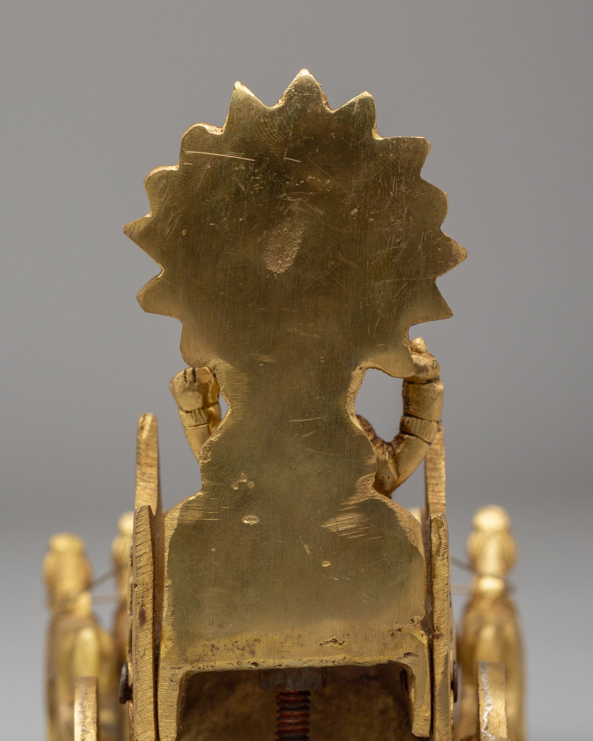Sacred Surya Dev Rath Sculpture | Divine Vehicle of Sun God Surya Dev