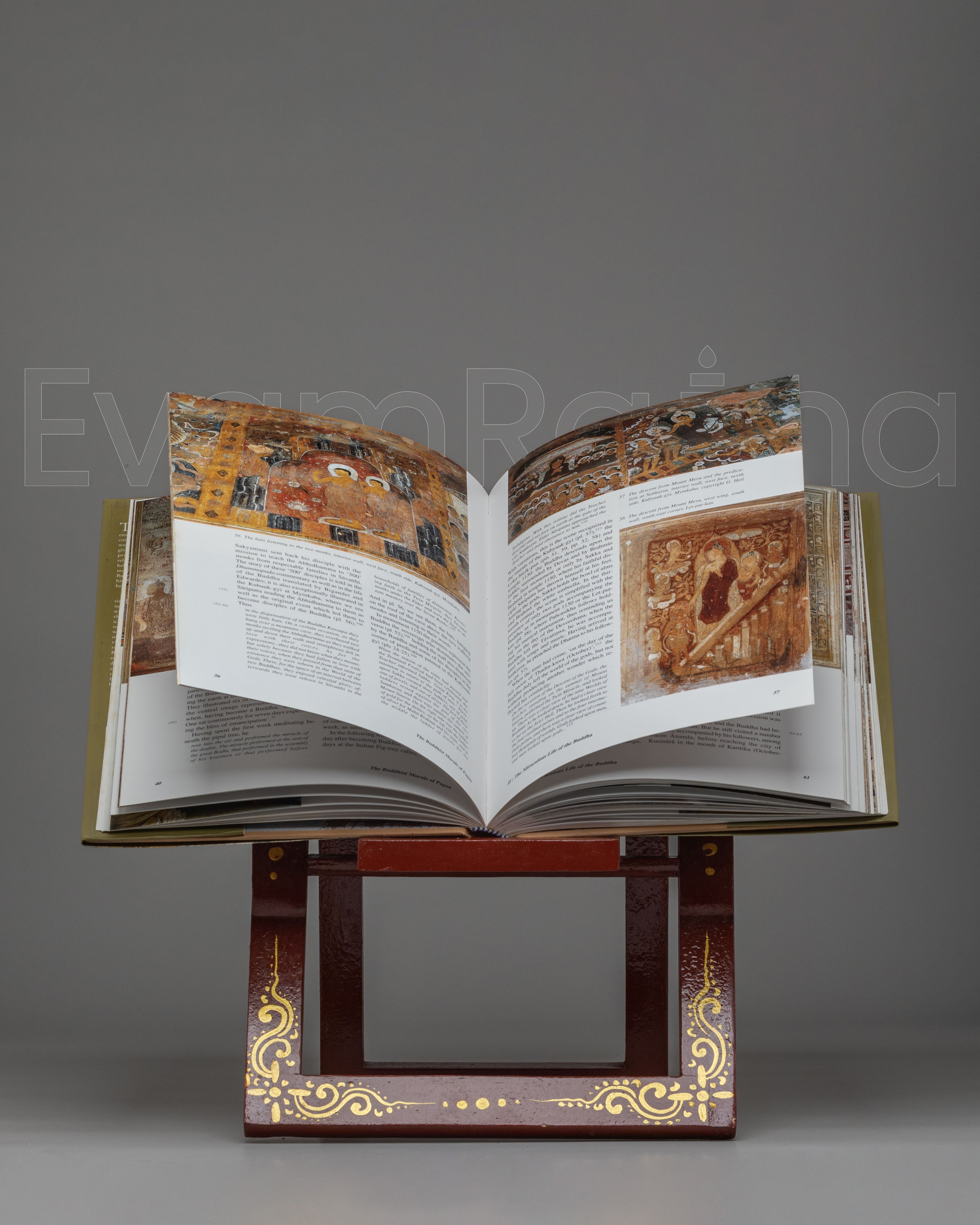 Traditional Wooden Book Stand