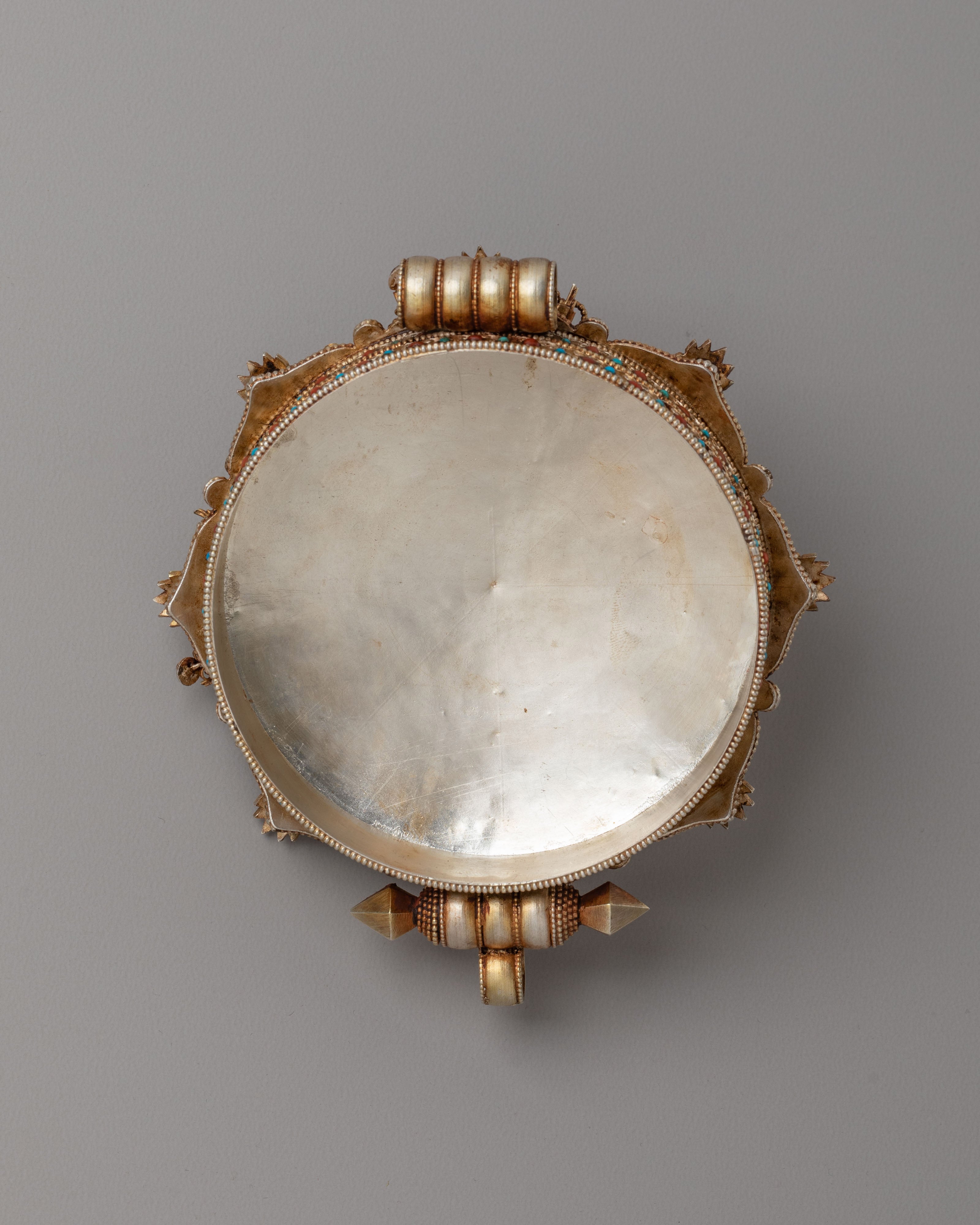 Ghau Box Locket with Deities | Traditional Tibetan Art