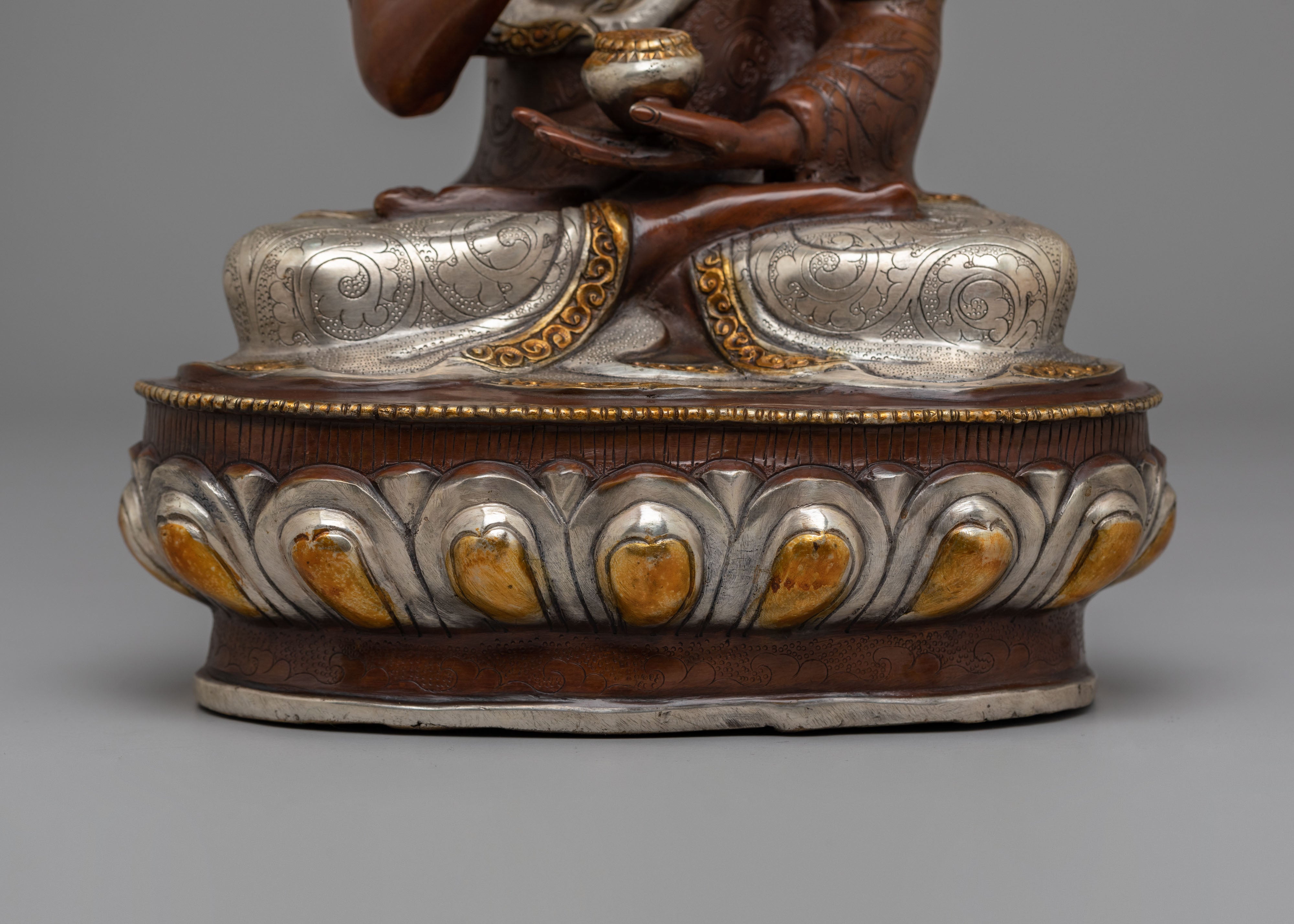 Amoghasiddhi Buddha Meditation Statue | Traditional Tibetan Artwork