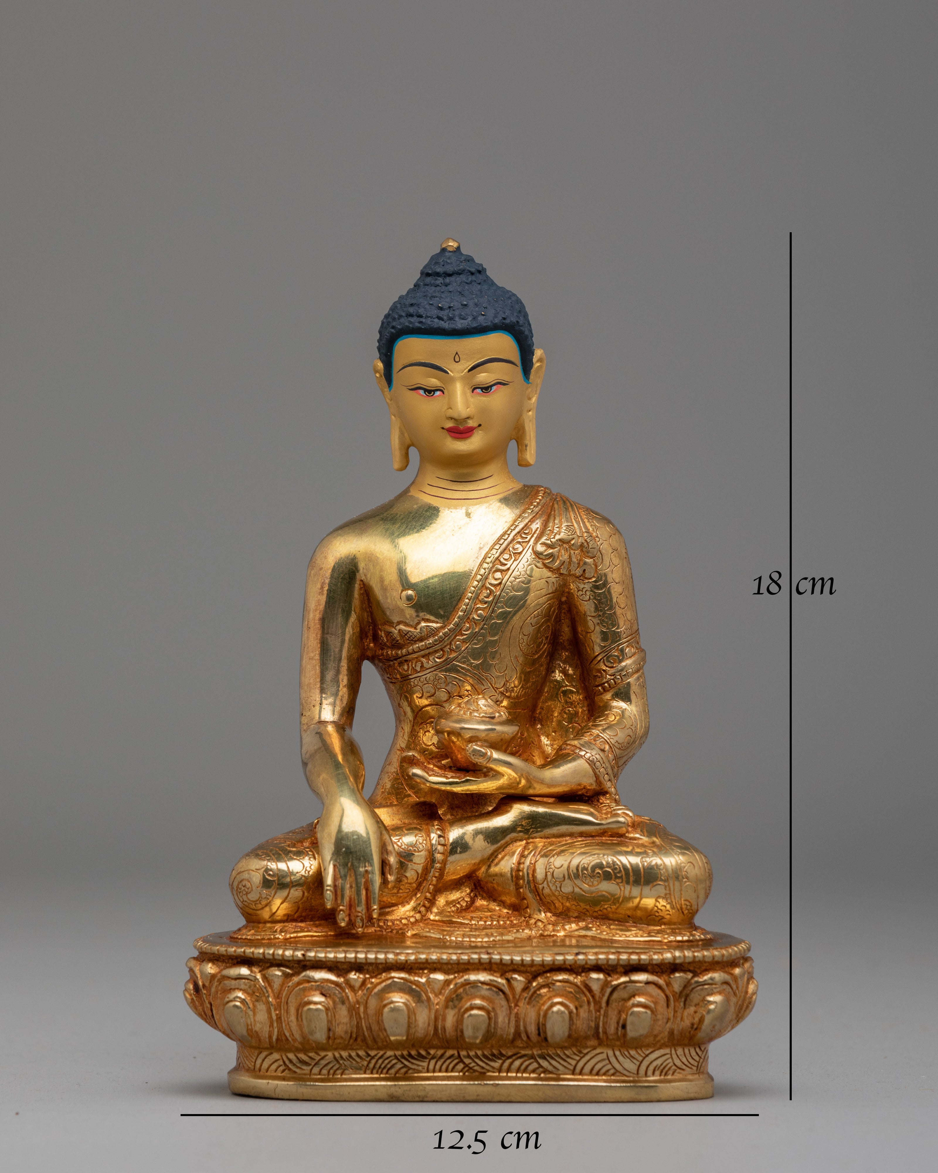Shakyamuni Buddha Serene Statue | Meditation Altar Decor