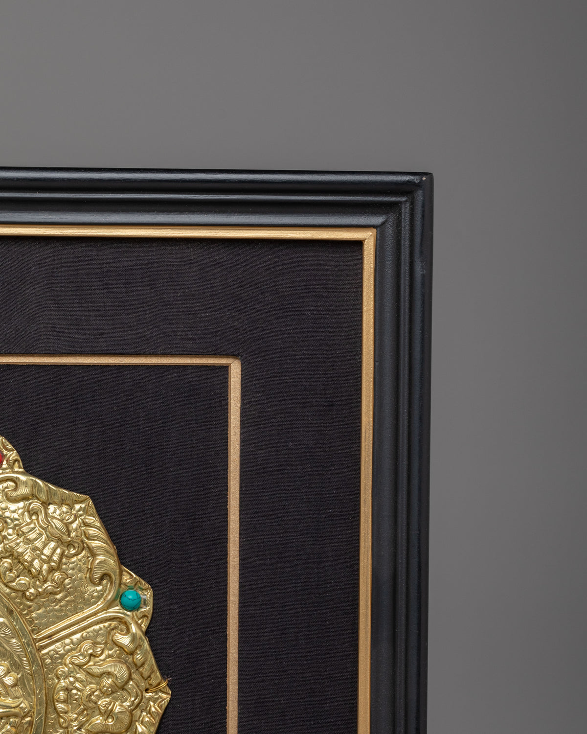 Sacred Buddhist Mandala Wall Hanging | Brass Altar Wall Decor