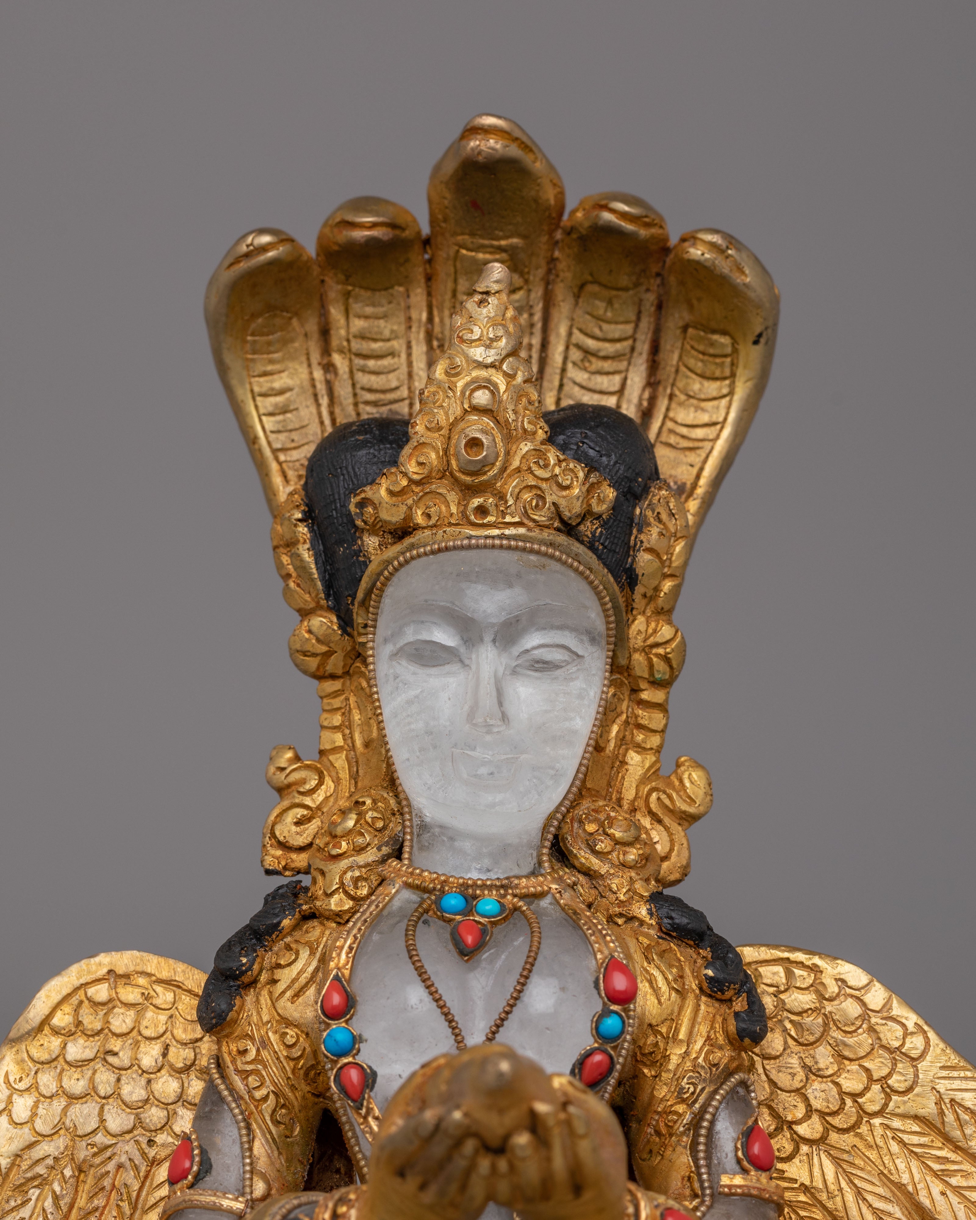 Handmade Nagkanya Deity Statue | Sacred Hindu Deity Art